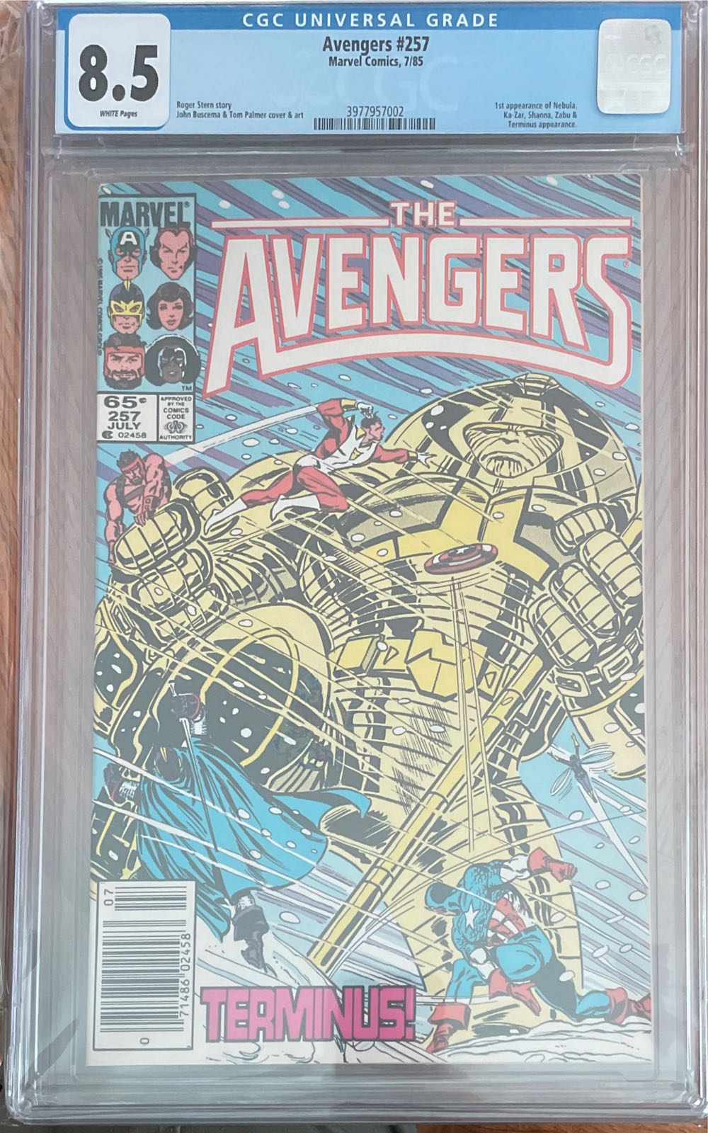 Avengers, The - Marvel (257 - Jul 1985) comic book collectible [Barcode 071486024583] - Main Image 2