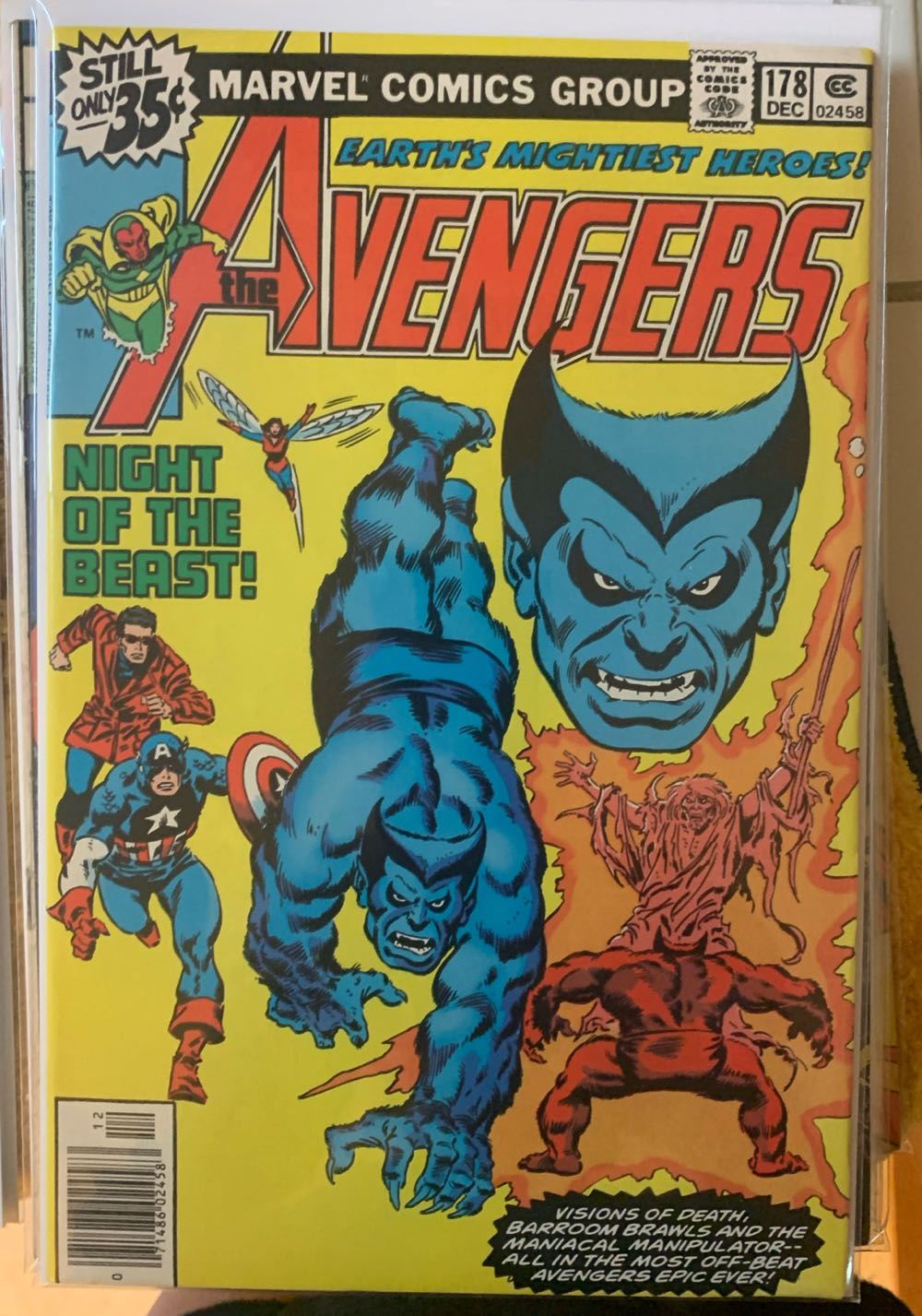 The Avengers - Marvel Comics Group (178 - Dec 1978) comic book collectible [Barcode 759606024582] - Main Image 2