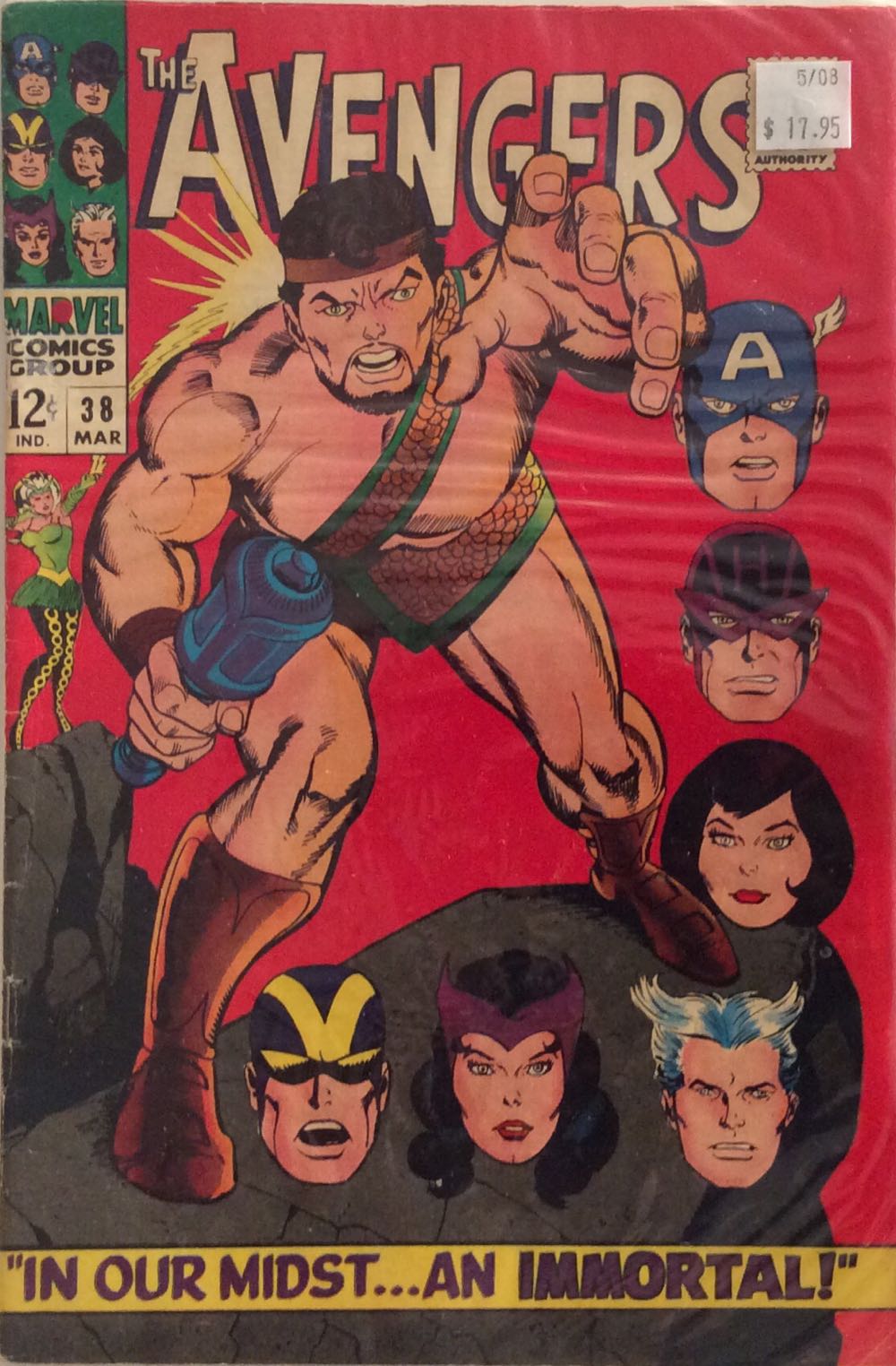 The Avengers, Vol. 1 - Marvel Comics (38 - 03/1967) comic book collectible - Main Image 3