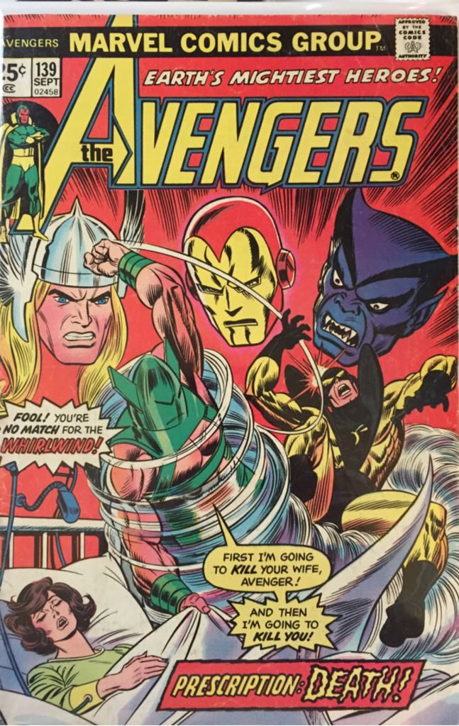 The Avengers - Marvel Comics (139 - 09/1975) comic book collectible - Main Image 1