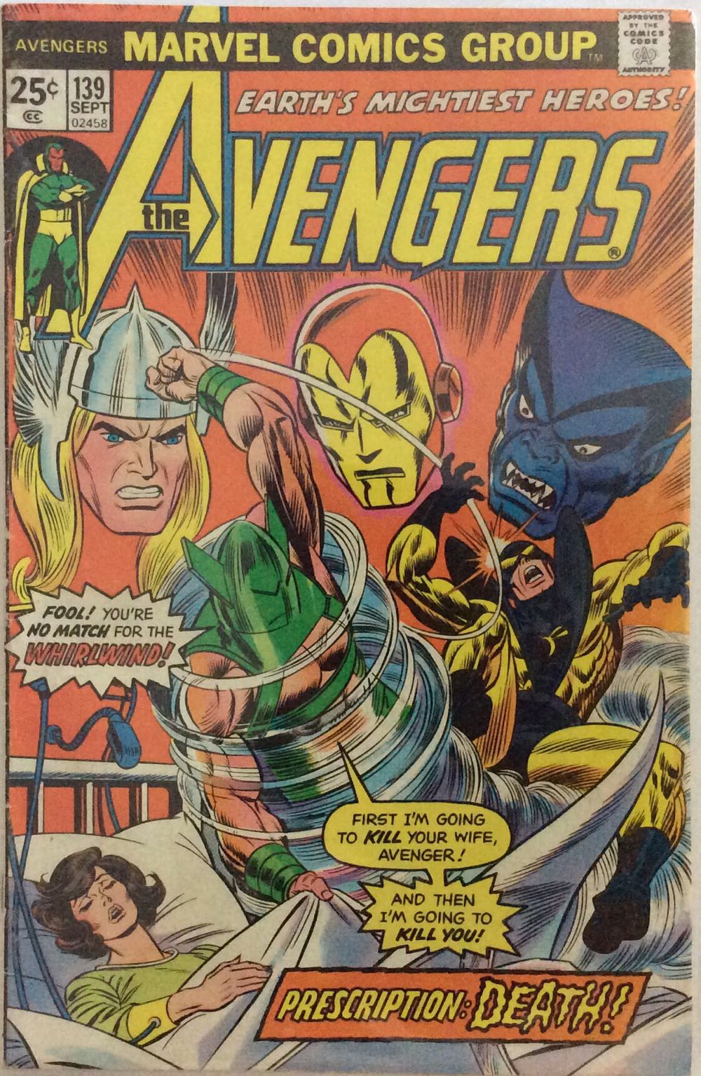 The Avengers - Marvel Comics (139 - 09/1975) comic book collectible - Main Image 2