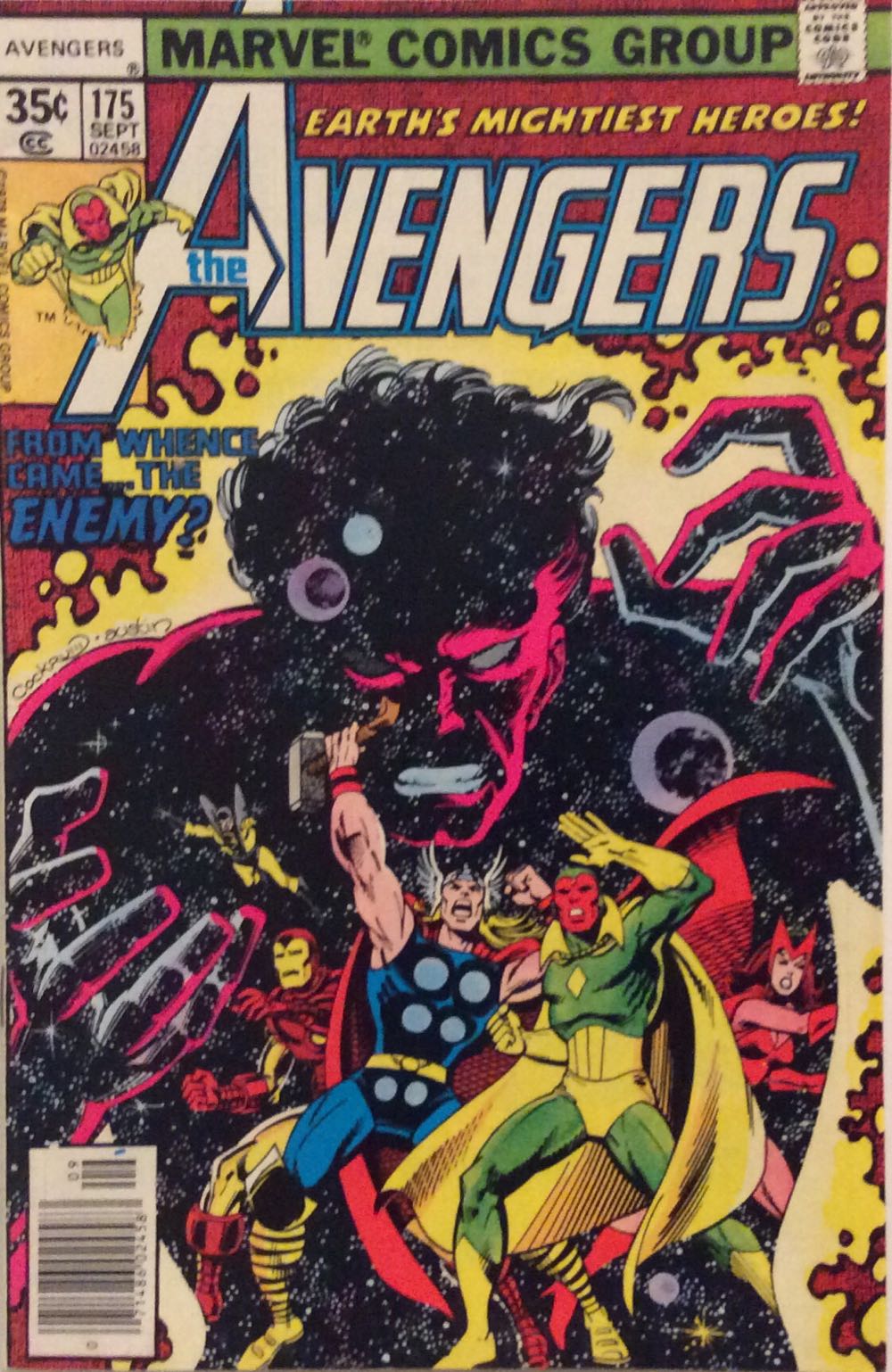 Avengers (Vol. 1) - Mervel Comics Group (175 - Sep 1978) comic book collectible [Barcode 071486024583] - Main Image 2