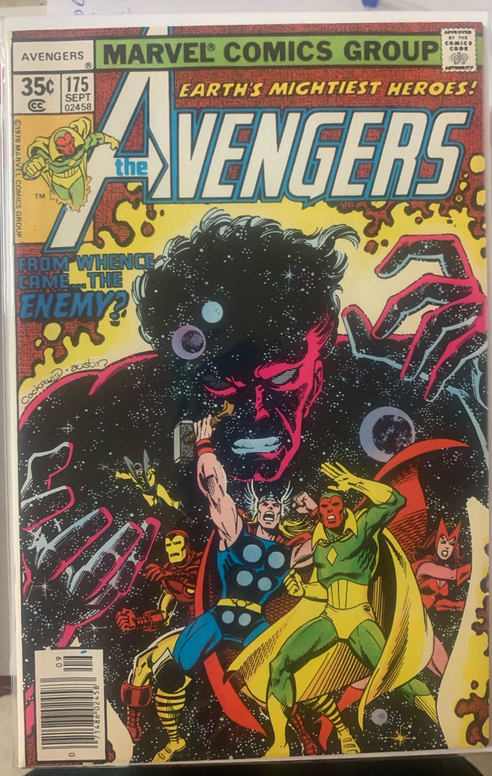 Avengers (Vol. 1) - Mervel Comics Group (175 - Sep 1978) comic book collectible [Barcode 071486024583] - Main Image 4