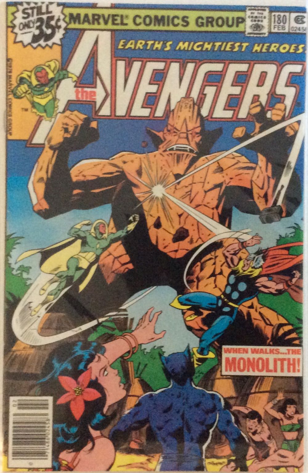 The Avengers - Marvel Comics (180 - Feb 1979) comic book collectible [Barcode 071486024583] - Main Image 2