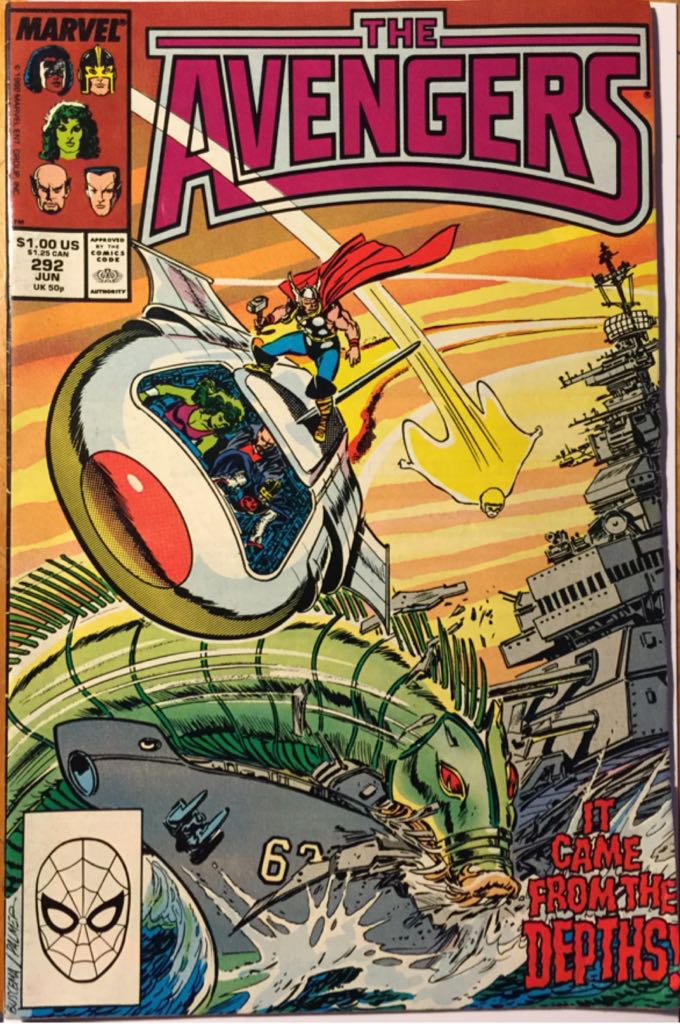 The Avengers - Marvel Comics (292 - Jun 1988) comic book collectible - Main Image 1