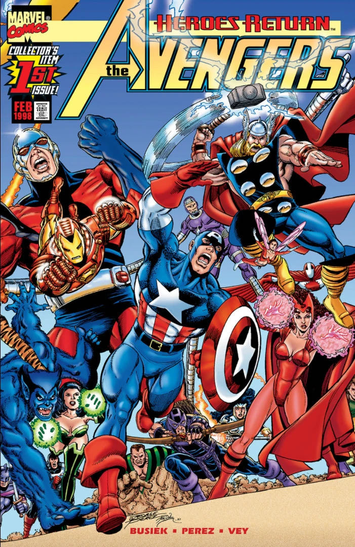 Avengers vol. 3 - Marvel (1 - Feb 1998) comic book collectible [Barcode 759606044580] - Main Image 2