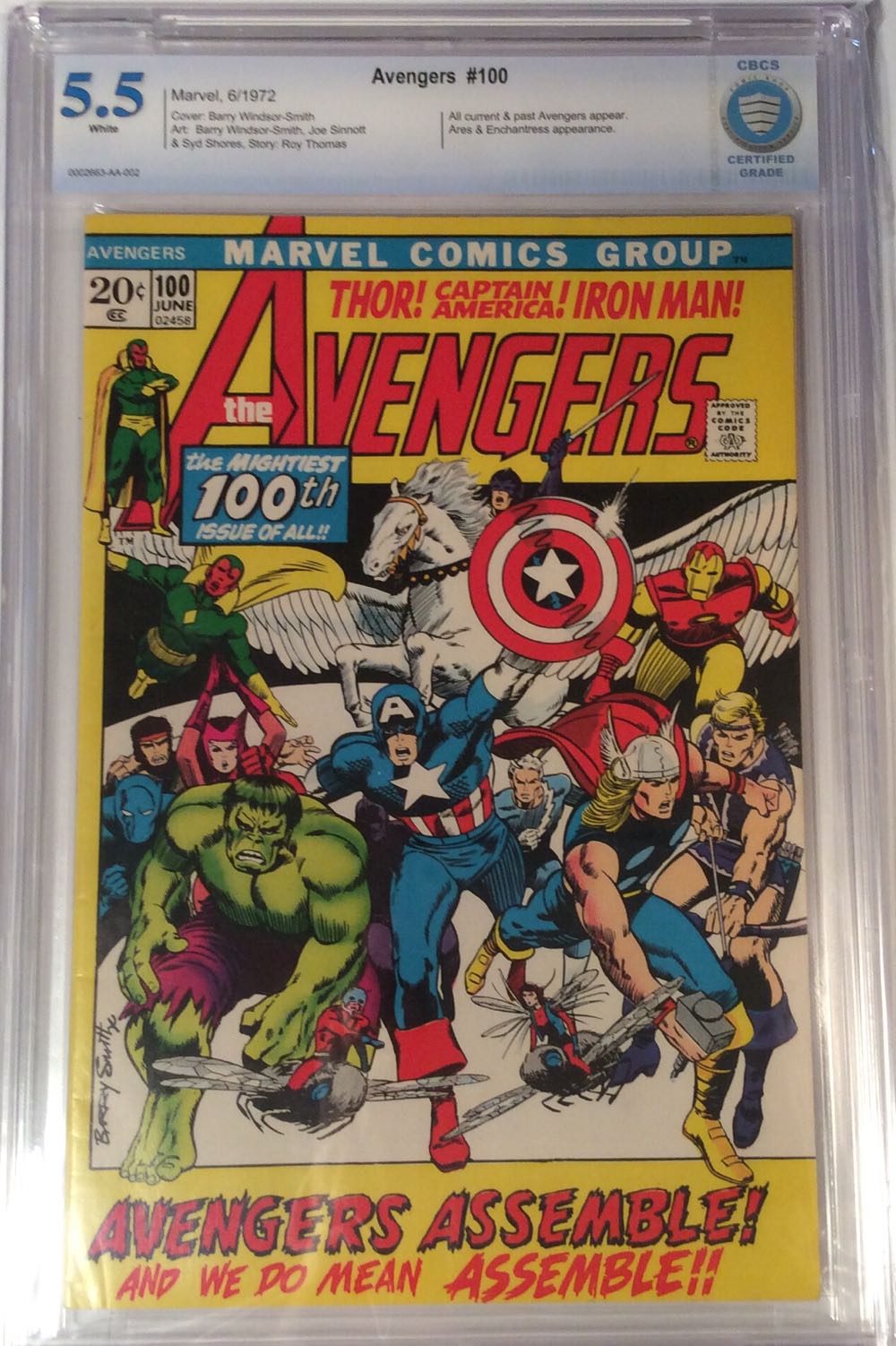 Avengers, The - Marvel Comics Group (100 - Mar 1972) comic book collectible [Barcode 759606024582] - Main Image 2
