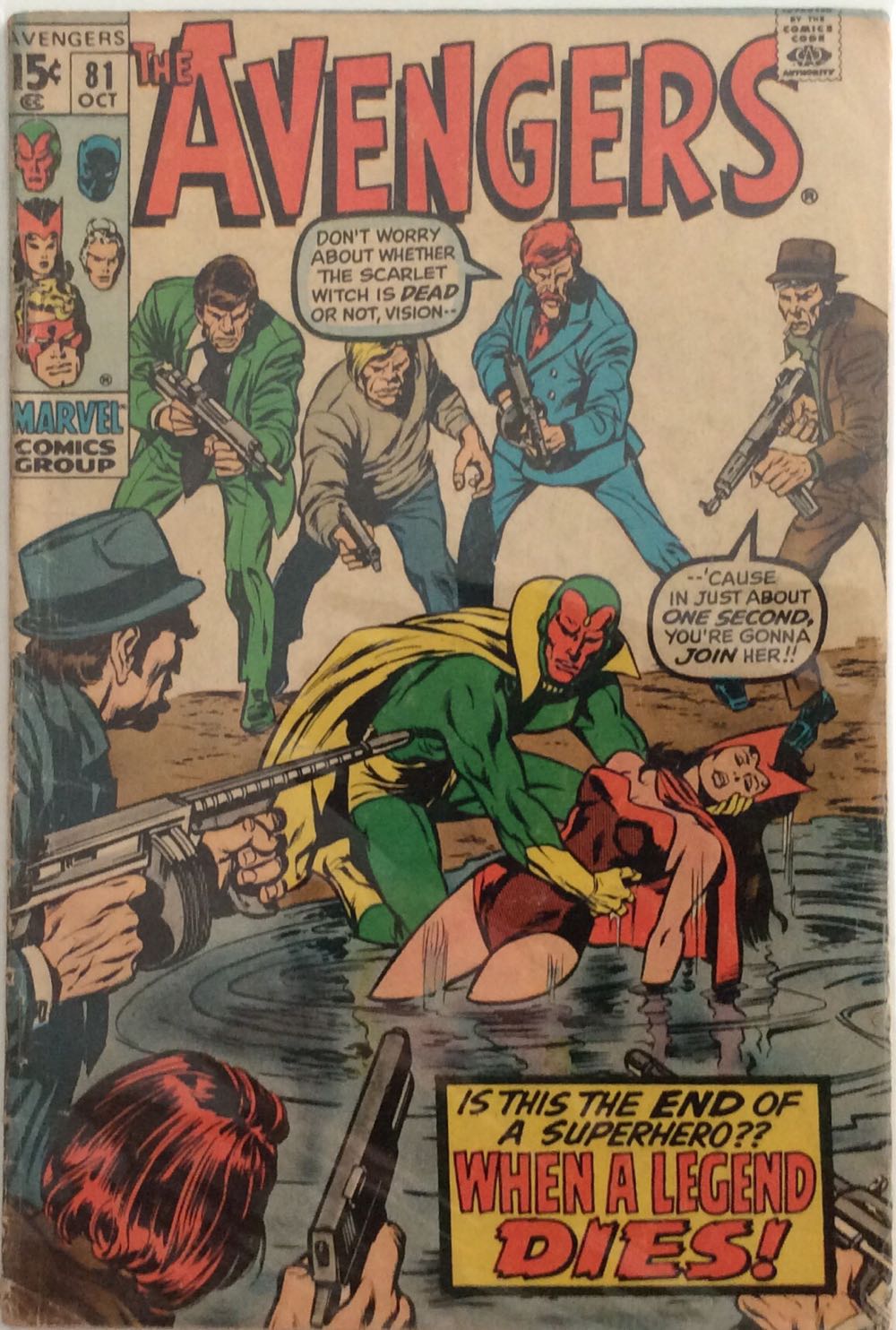 Avengers - Marvel Comics Group (81 - Oct 1970) comic book collectible - Main Image 2