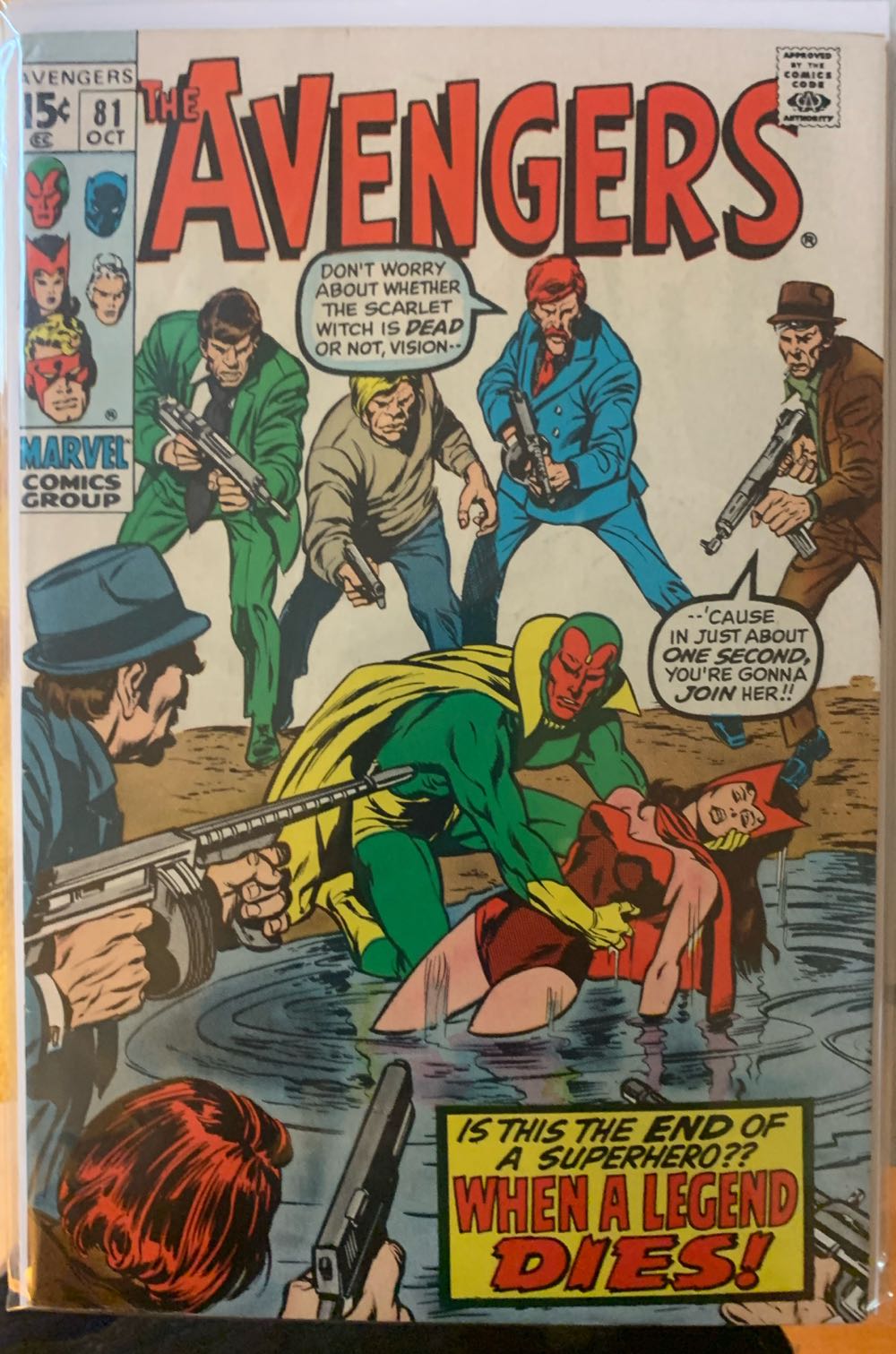 Avengers - Marvel Comics Group (81 - Oct 1970) comic book collectible - Main Image 4