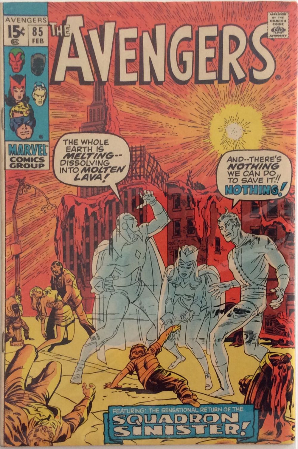 The Avengers - Marvel Comics Group (85 - Feb 1971) comic book collectible - Main Image 2