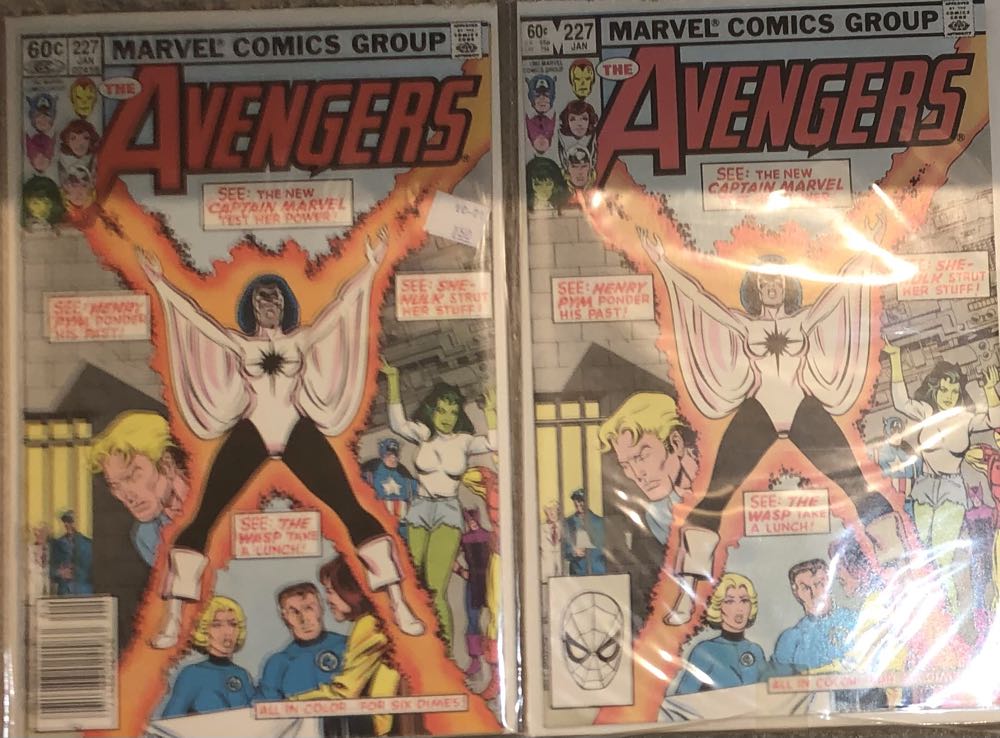 Avengers - Marvel Comcs (227 - Jan 1983) comic book collectible [Barcode 071486024583] - Main Image 2