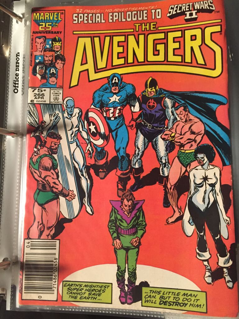 Avengers - Marvel Comics Group (266 - Apr 1986) comic book collectible [Barcode 071486024583] - Main Image 1
