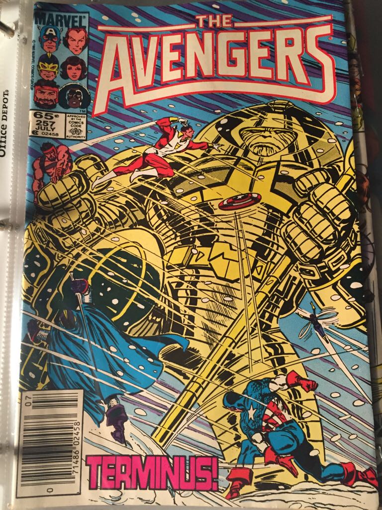 The Avengers  (257 - 07/1985) comic book collectible [Barcode 071486024583] - Main Image 1