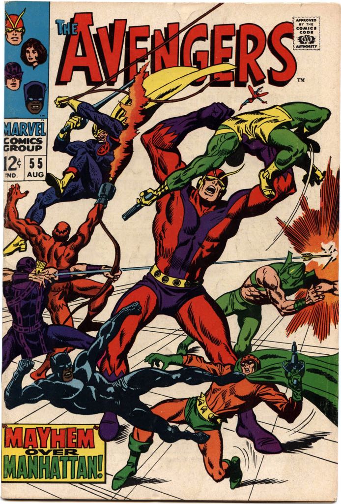 The Avengers - Marvel Comics (55 - 08/1968) comic book collectible [Barcode 000000000] - Main Image 2