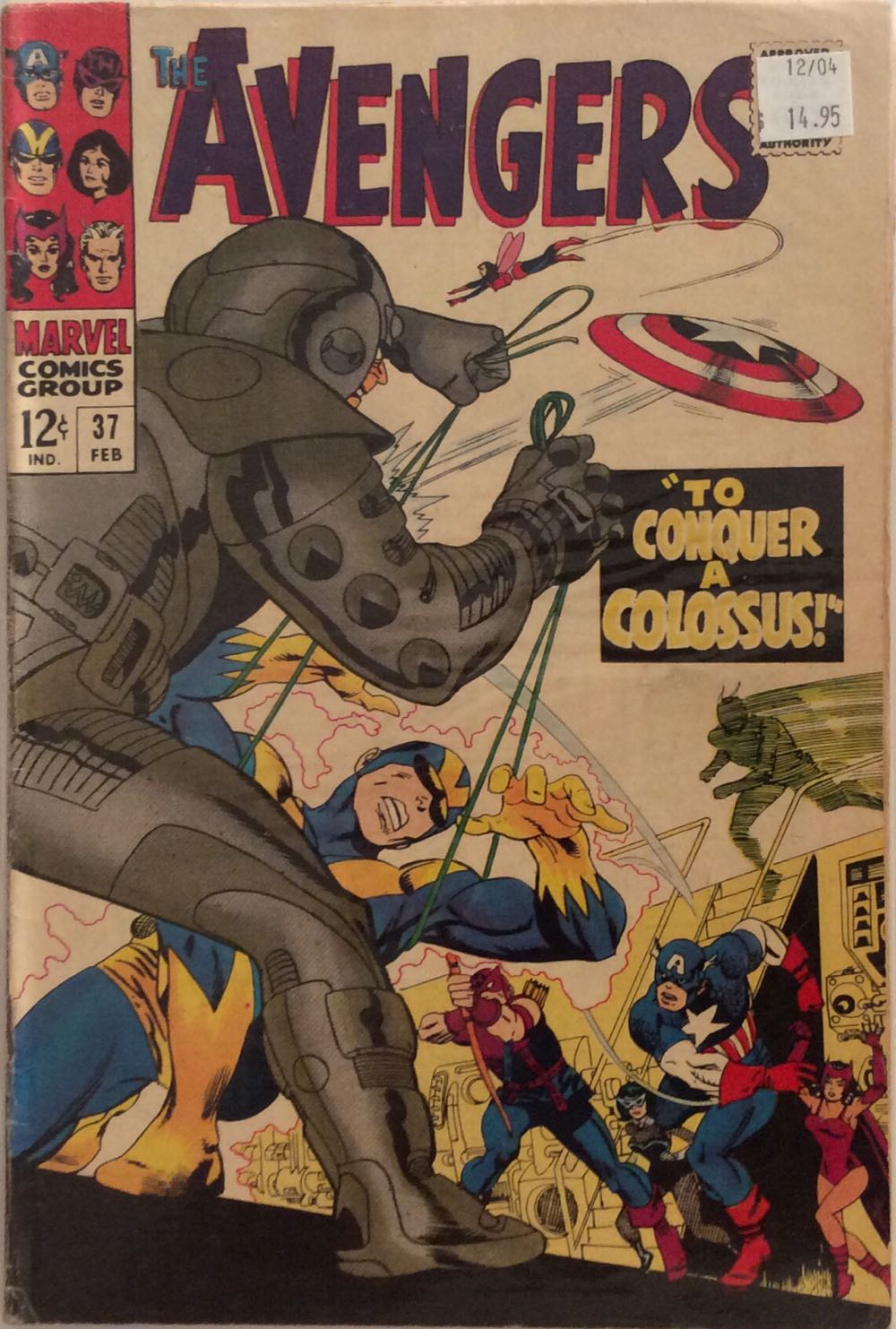 Avengers (Vol 1) - Marvel Comics Group (37 - Feb 1967) comic book collectible - Main Image 2