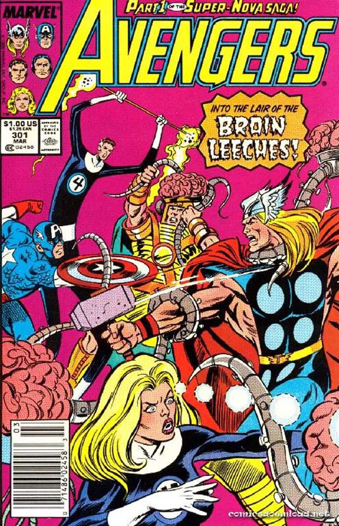 The Avengers - Marvel (301 - Mar 1988) comic book collectible [Barcode 759606024582] - Main Image 1