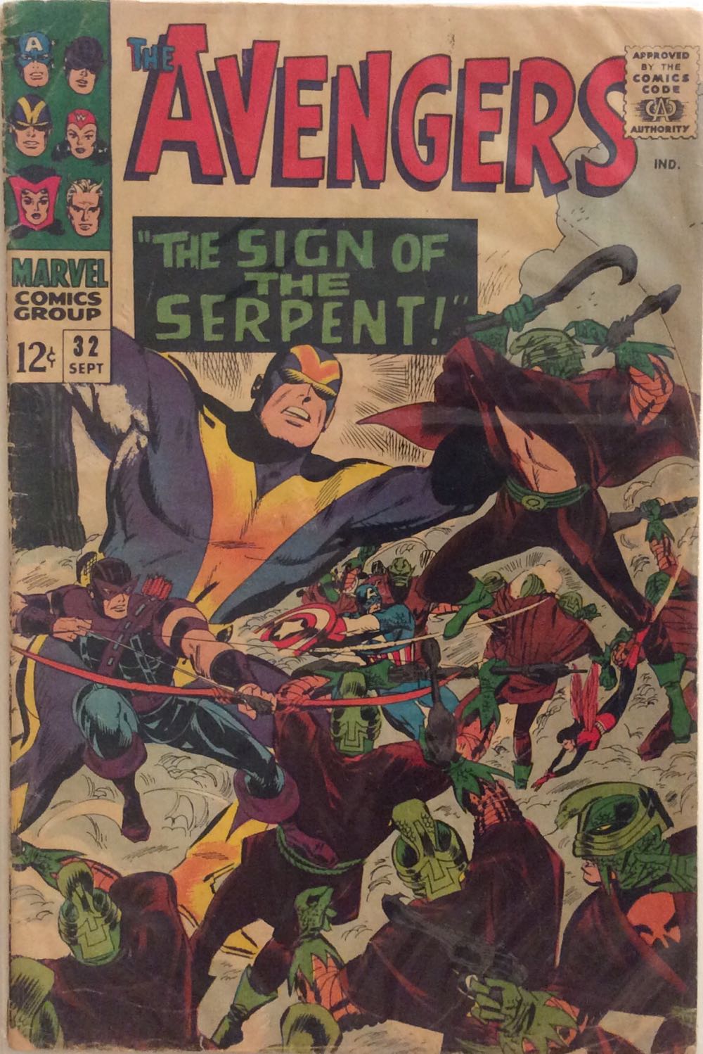 The Avengers - Marvel Comcs (32 - Sep 1966) comic book collectible - Main Image 2