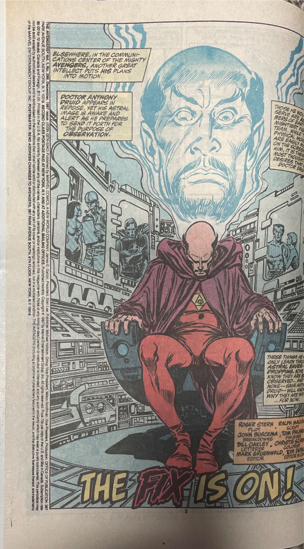 The Avengers - A Marvel Magazine (286 - Dec 1987) comic book collectible - Main Image 3