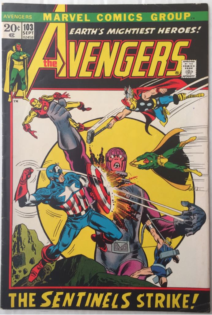 The Avengers - Marvel (103 - Sep 1972) comic book collectible - Main Image 1