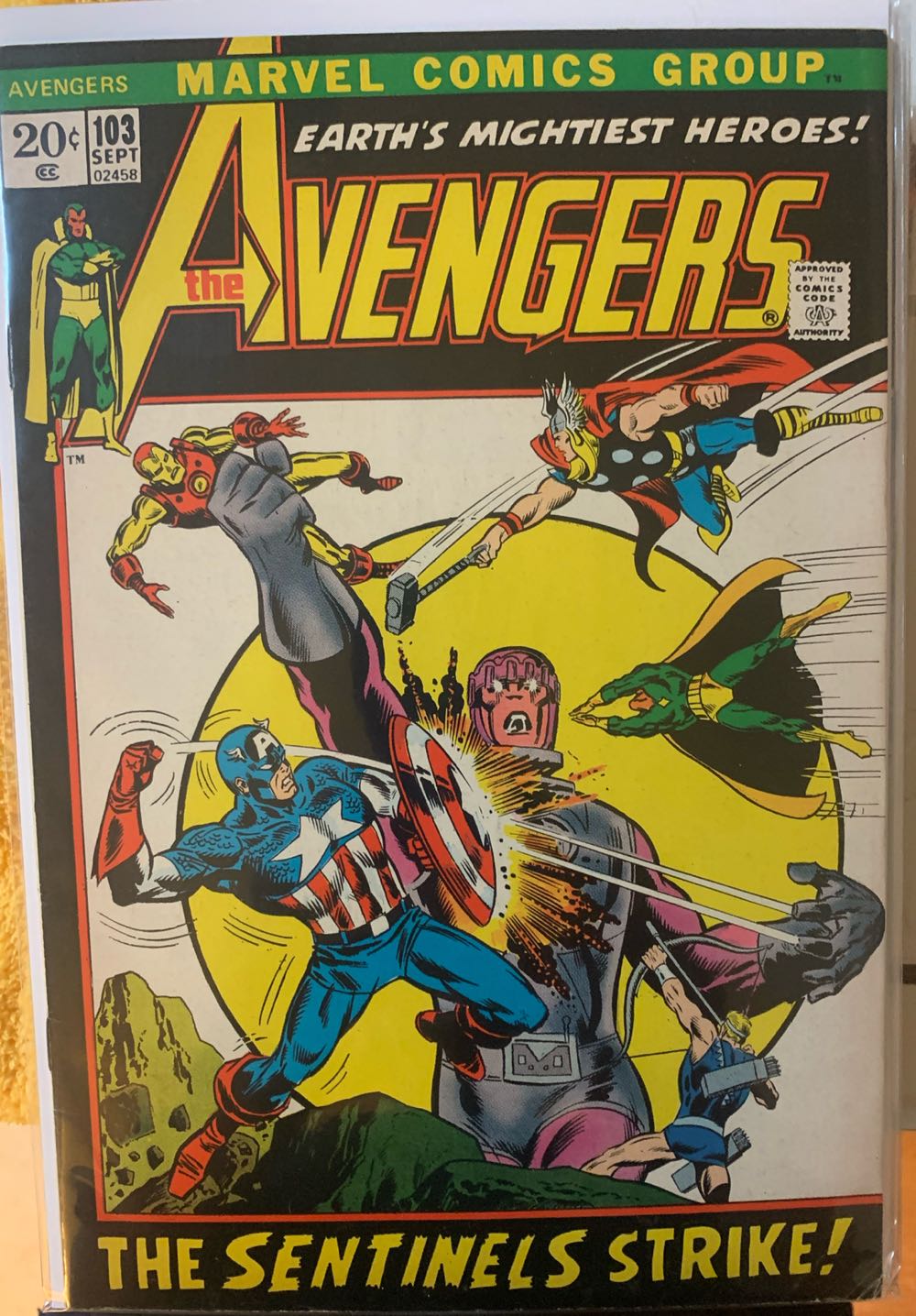 The Avengers - Marvel (103 - Sep 1972) comic book collectible - Main Image 3