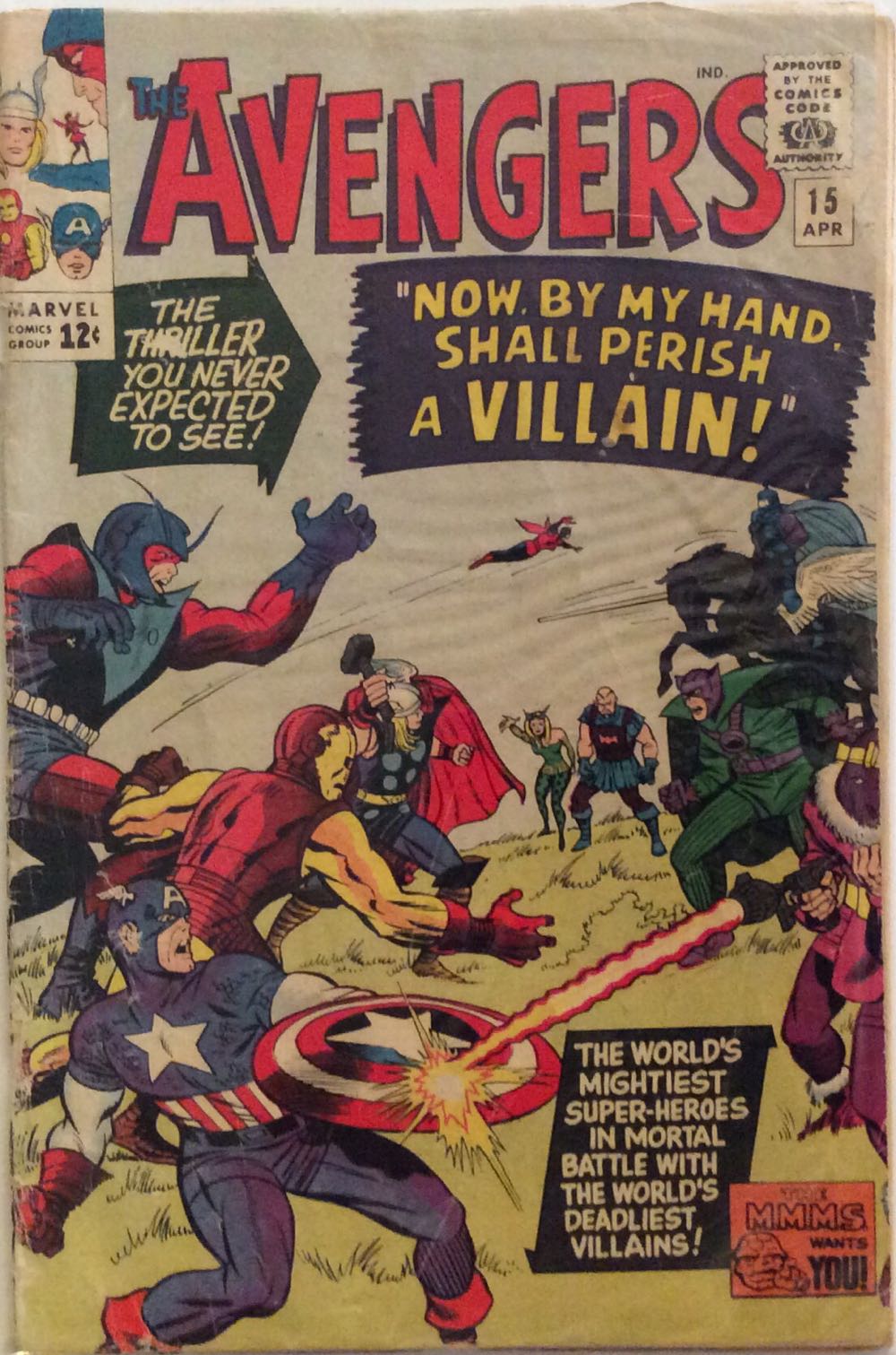 The Avengers - Marvel Comics (15 - 04/1965) comic book collectible - Main Image 2