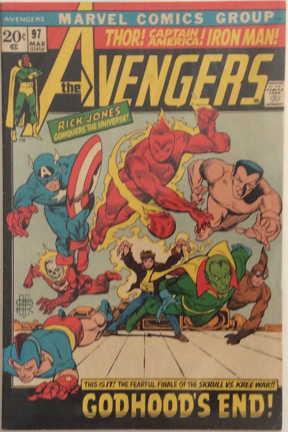 Avengers - Marvel Comics Group (97 - Mar 1972) comic book collectible - Main Image 2