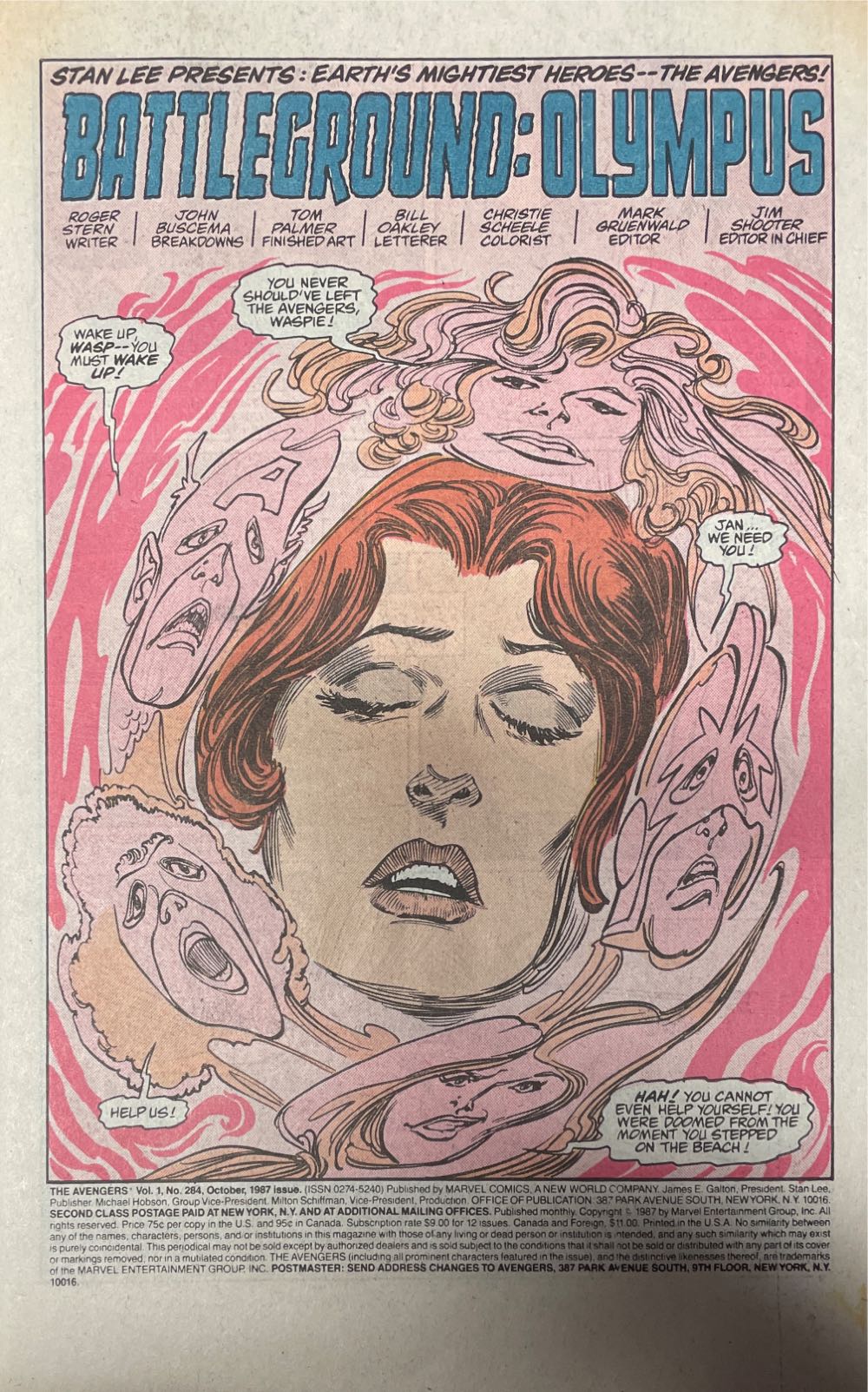 The Avengers - Marvel Comcs (284 - Oct 1987) comic book collectible [Barcode 07148602458310] - Main Image 2