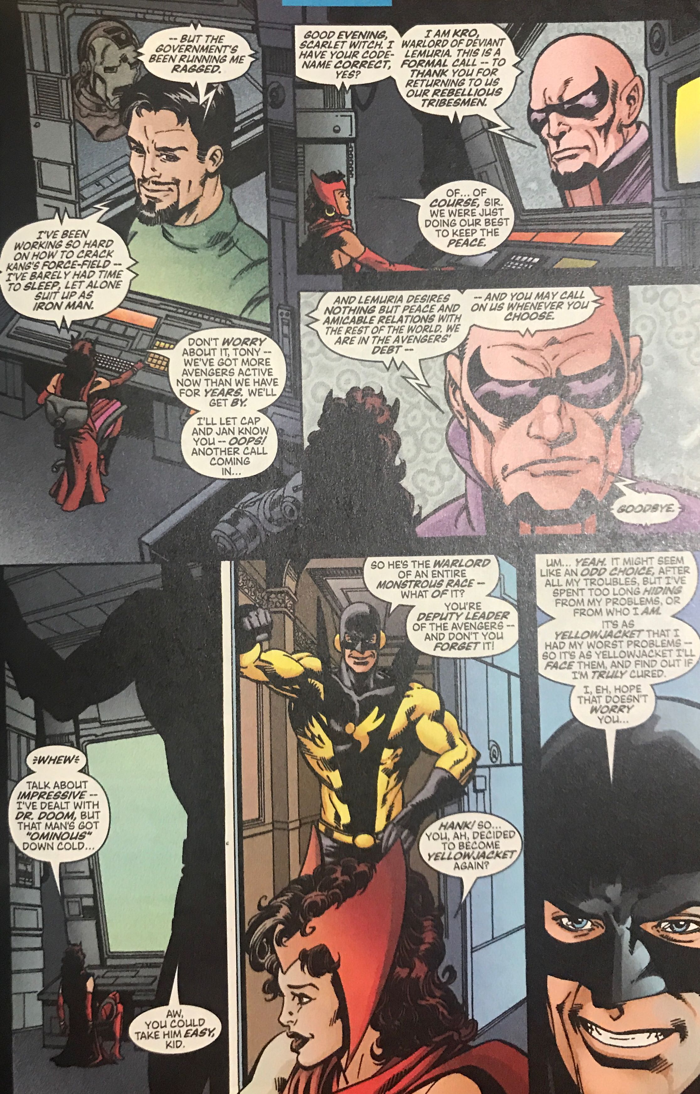 Avengers - Marvel Comcs (45 - Oct 2001) comic book collectible [Barcode 75960604458004511] - Main Image 2