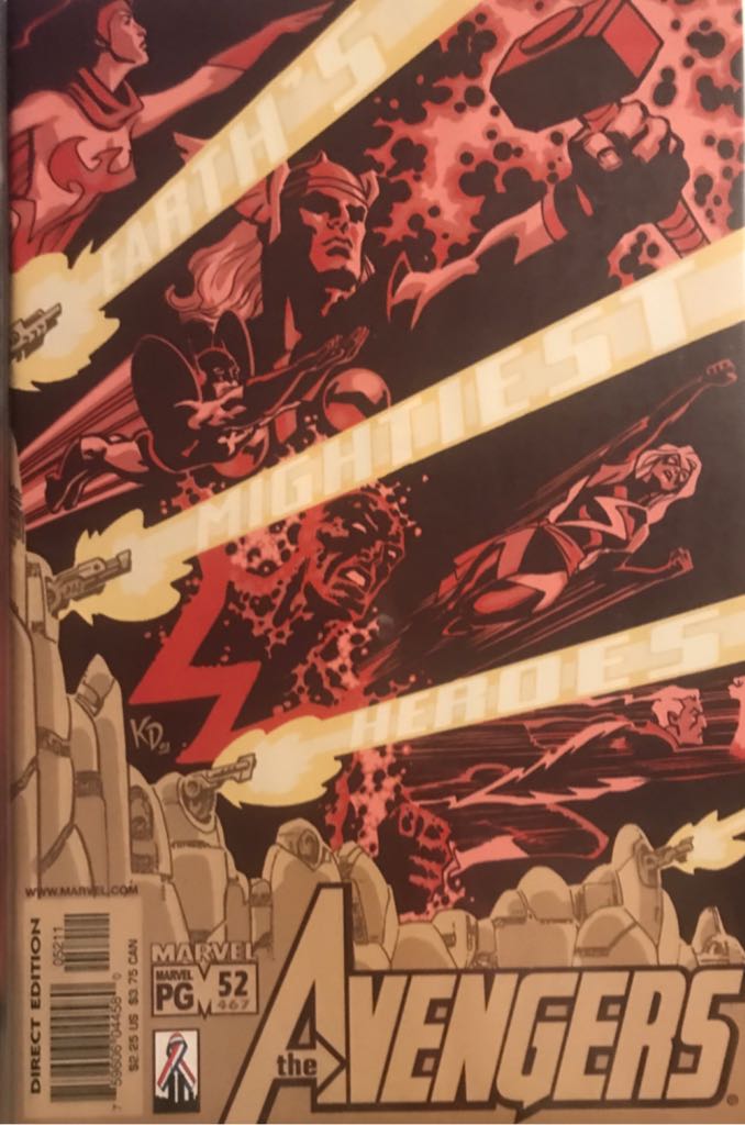 The Avengers 2002 - Marvel (52 - May 2002) comic book collectible [Barcode 75960604458005211] - Main Image 1