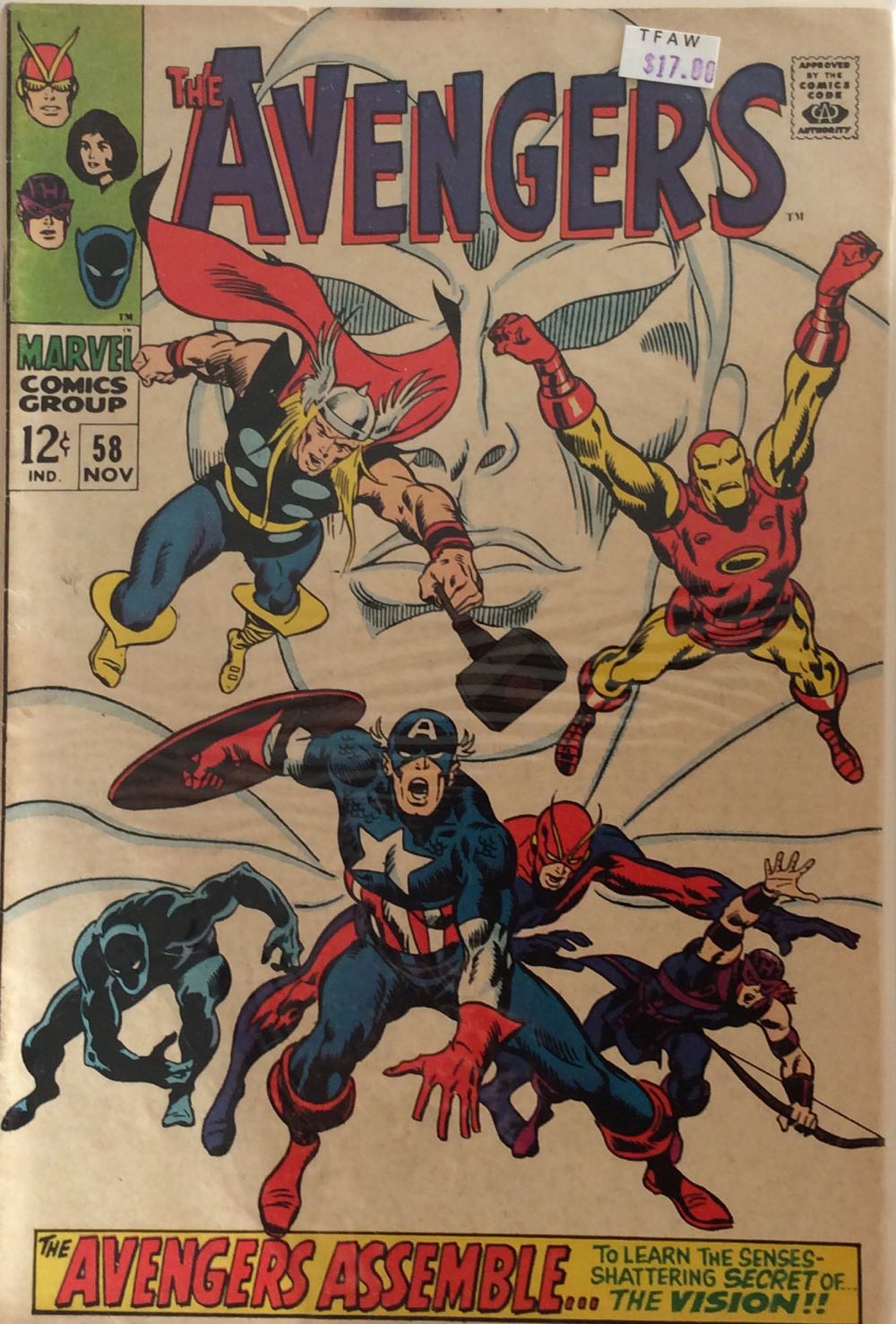 The Avengers - Vista Publications Inc. (58 - 11/1968) comic book collectible - Main Image 2