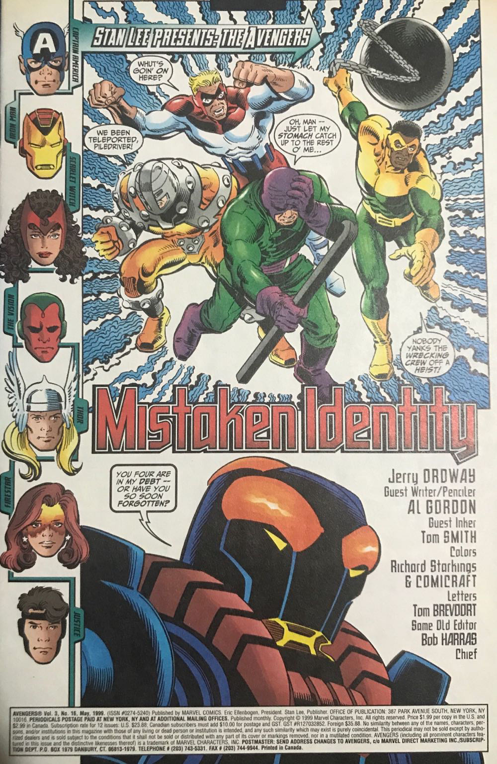 Avengers Vol. 3 #17 - Marvel Comcs (17 - Jun 1999) comic book collectible - Main Image 2