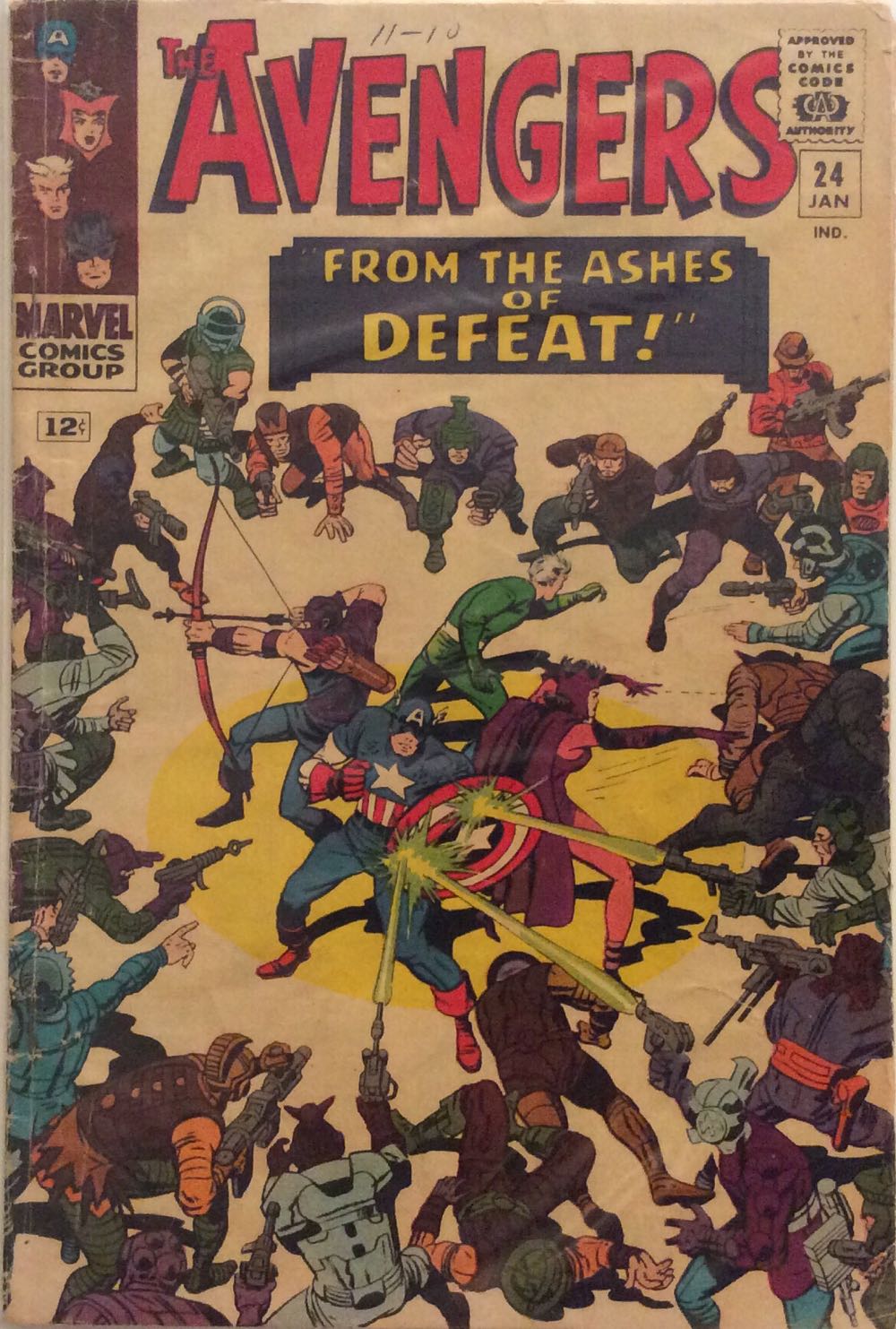 The Avengers - Marvel Comcs (24 - Jan 1966) comic book collectible - Main Image 2