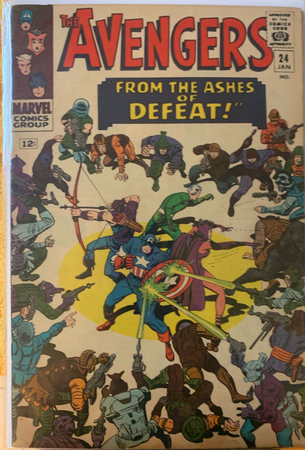 The Avengers - Marvel Comcs (24 - Jan 1966) comic book collectible - Main Image 4