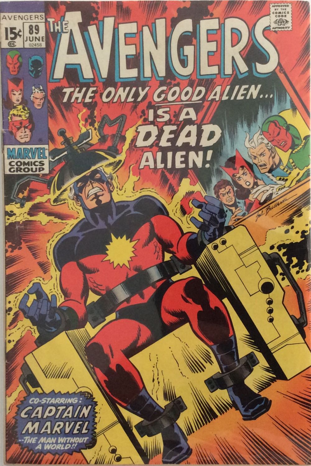 The Avengers - Marvel Comcs (89 - Jun 1971) comic book collectible - Main Image 2