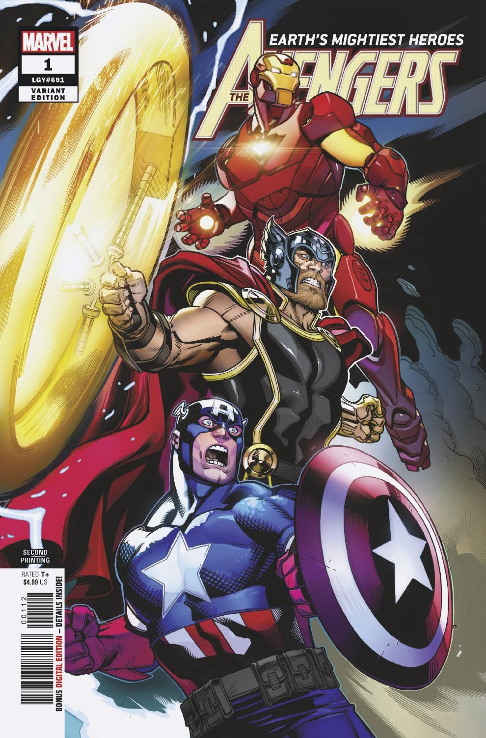Avengers (2018) - Marvel Comics (1 - Jul 2018) comic book collectible [Barcode 759606088577] - Main Image 4