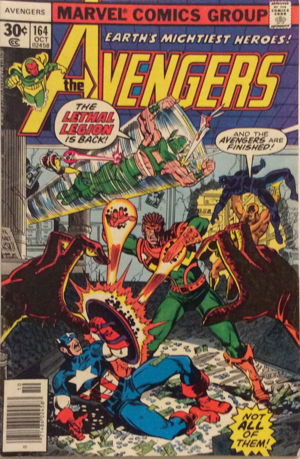 The Avengers - Marvel Comics (164 - Oct 1977) comic book collectible - Main Image 2