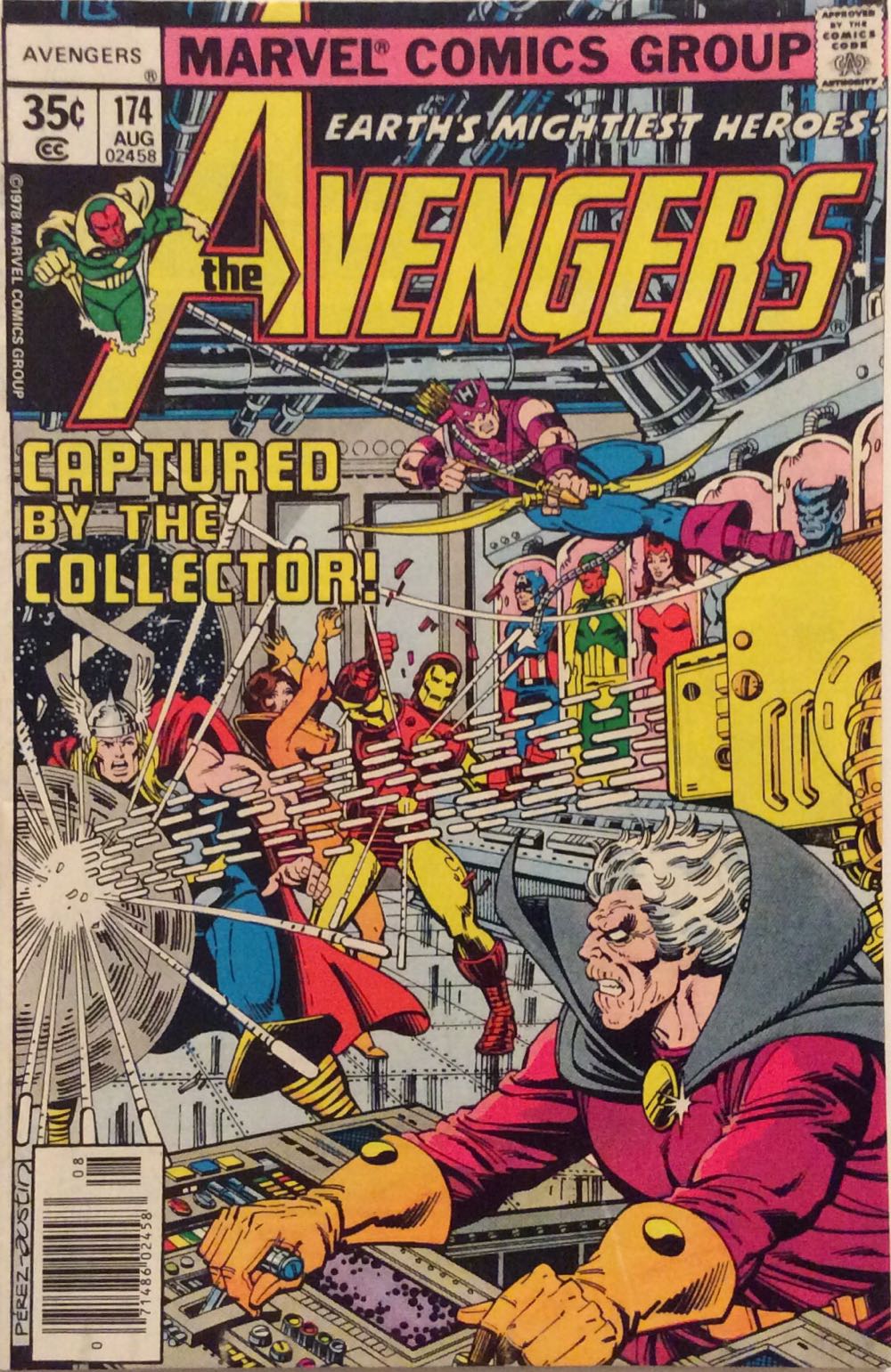Avengers #174 - Marvel Comics (174 - Aug 1978) comic book collectible - Main Image 2