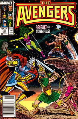 The Avengers - Marvel (284 - Oct 1987) comic book collectible - Main Image 1
