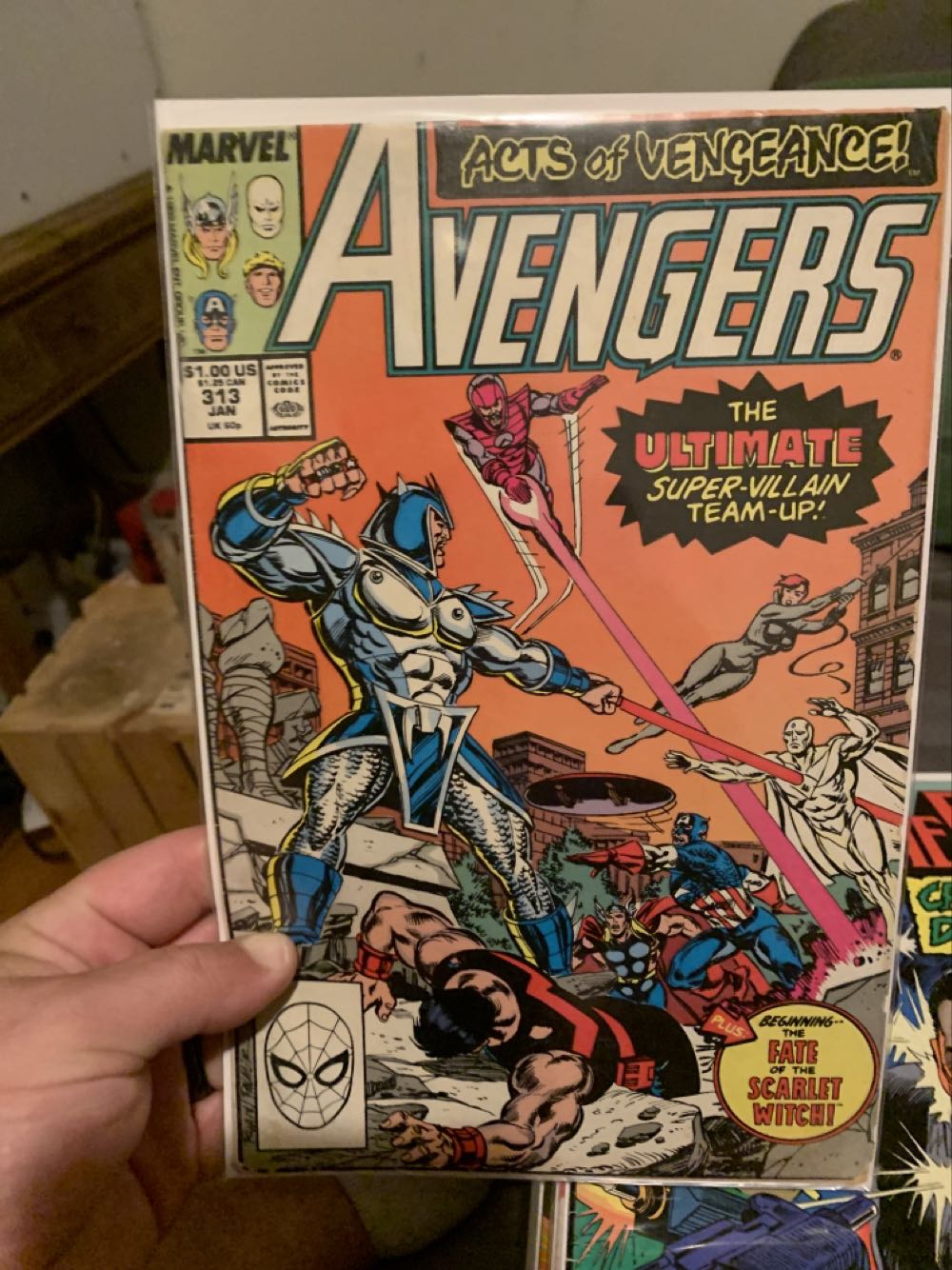 Avengers (Vol. 1) - Marvel Comics (313 - Jan 1990) comic book collectible - Main Image 2