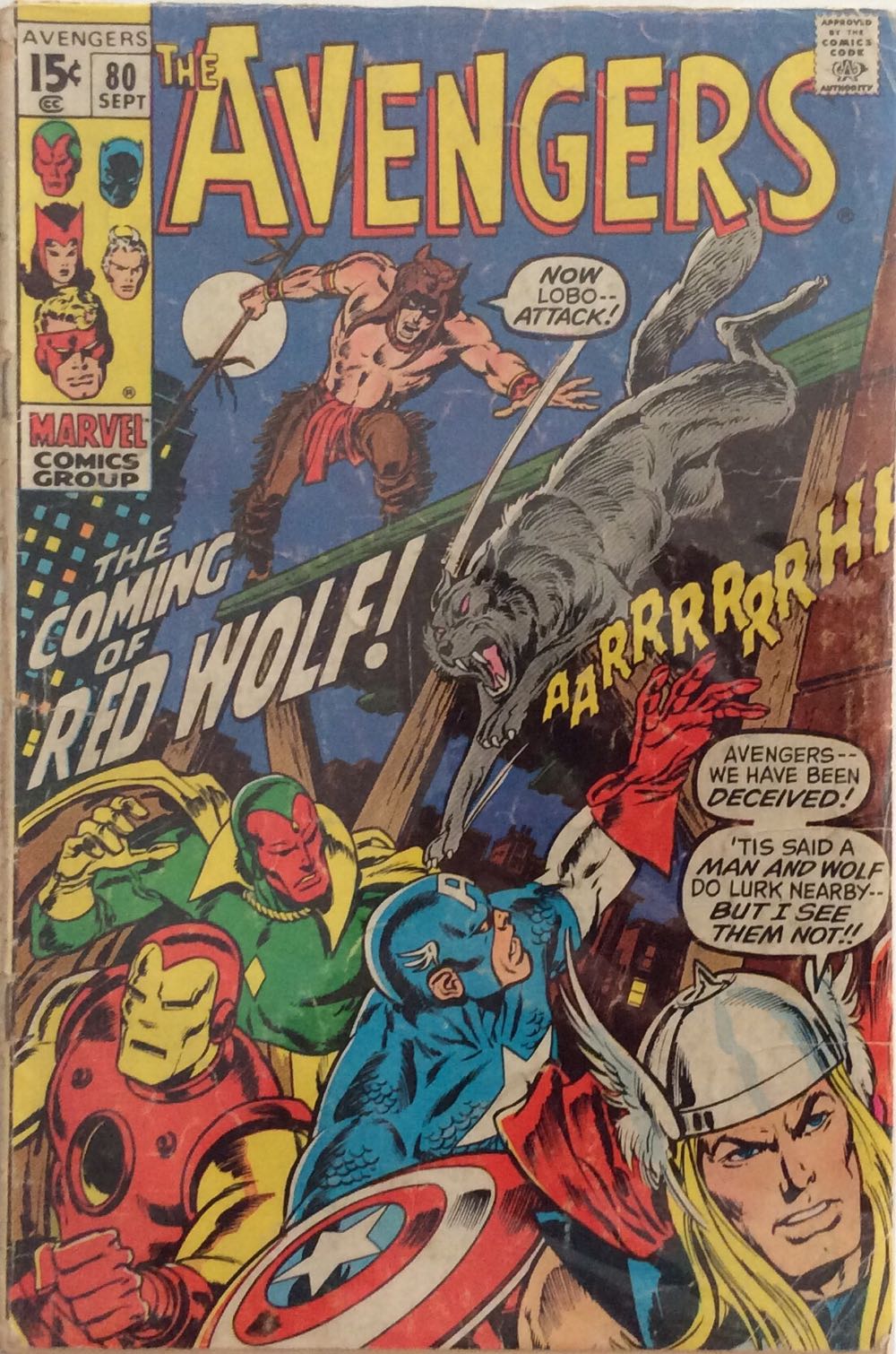 The Avengers - Marvel Comics (80 - 09/1970) comic book collectible - Main Image 3