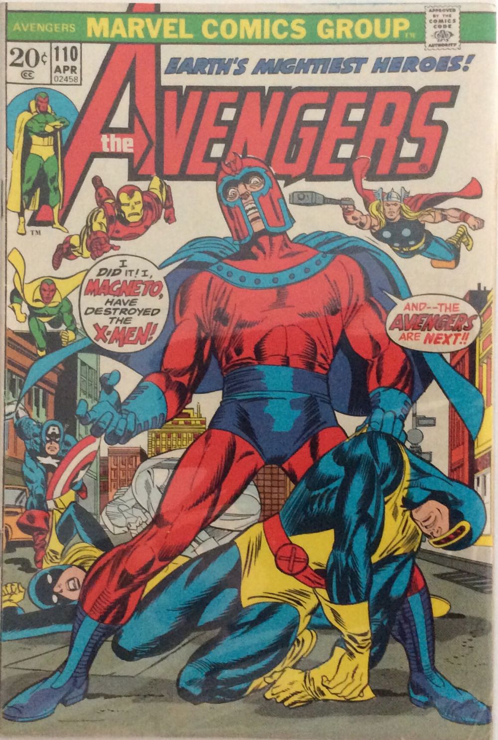The Avengers - Marvel Comics (110 - 04/1973) comic book collectible - Main Image 2