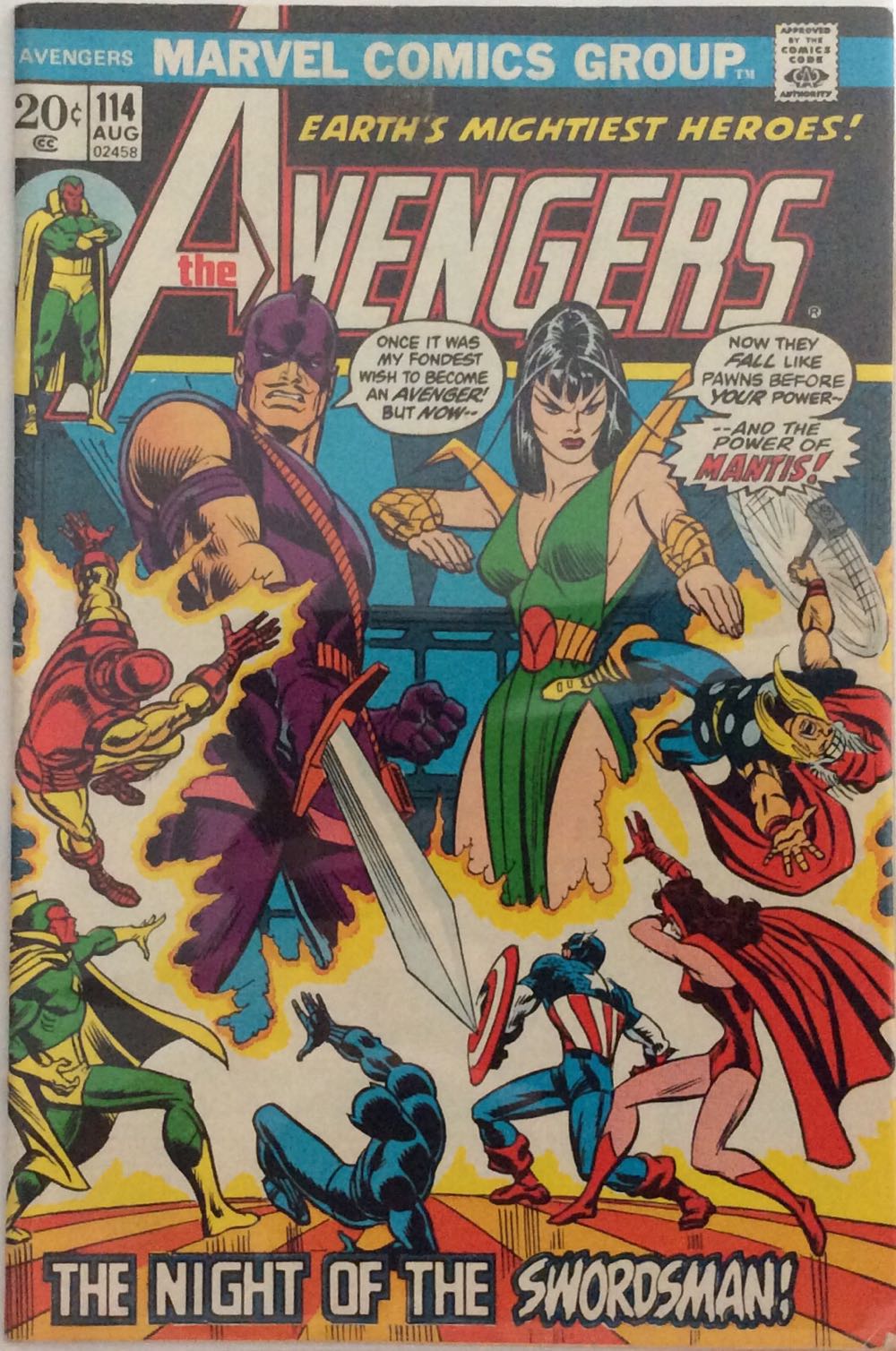 The Avengers - Marvel Comics (114 - 08/1973) comic book collectible - Main Image 2