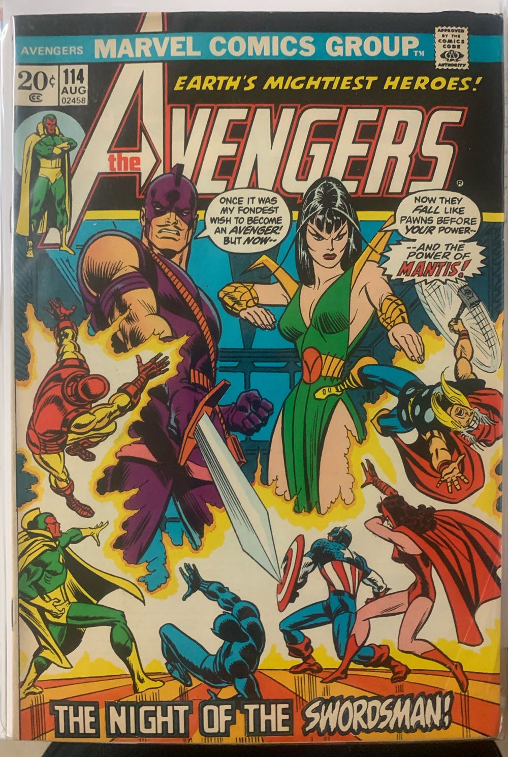 The Avengers - Marvel Comics (114 - 08/1973) comic book collectible - Main Image 3