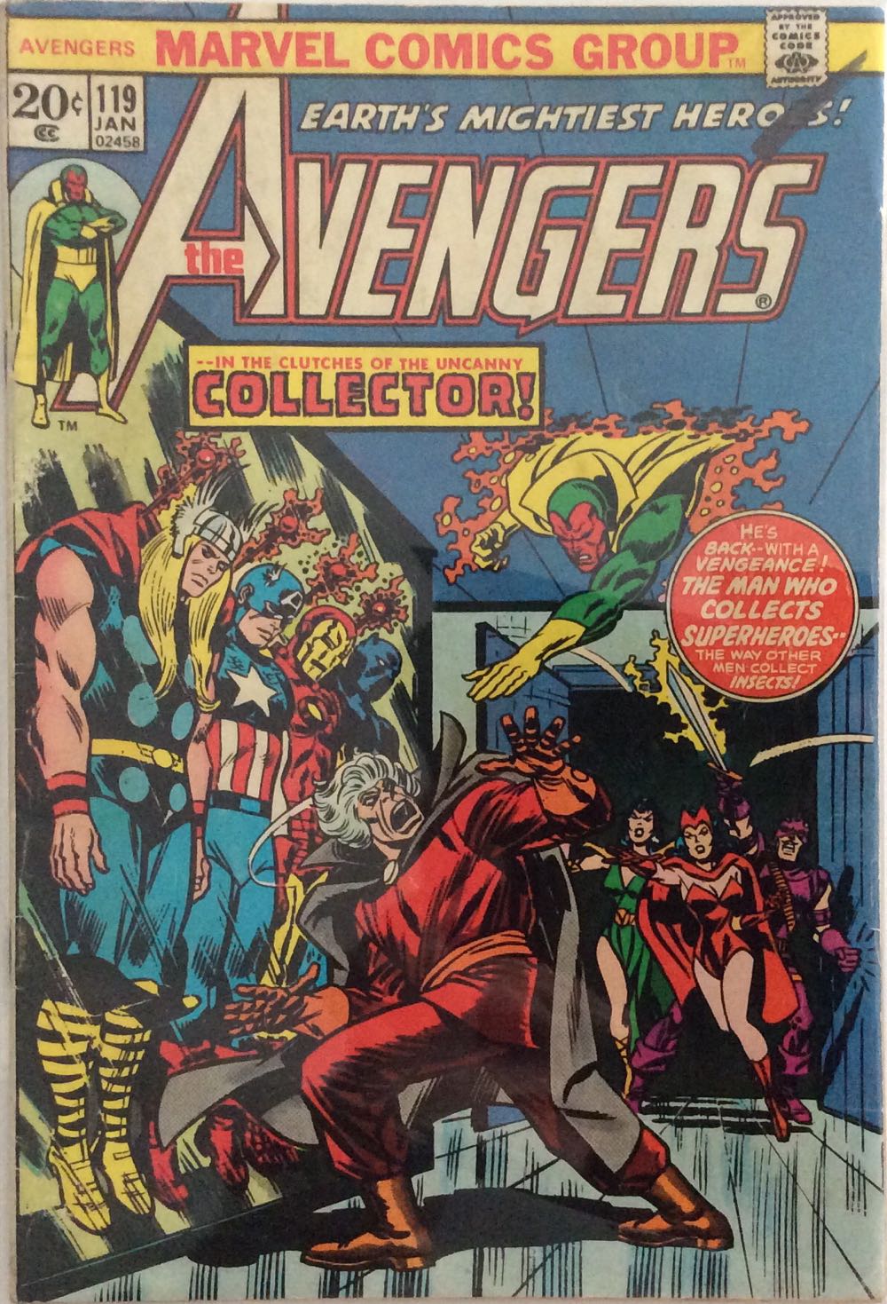 Avengers #119 - Marvel Comics (119 - 01/1974) comic book collectible - Main Image 2
