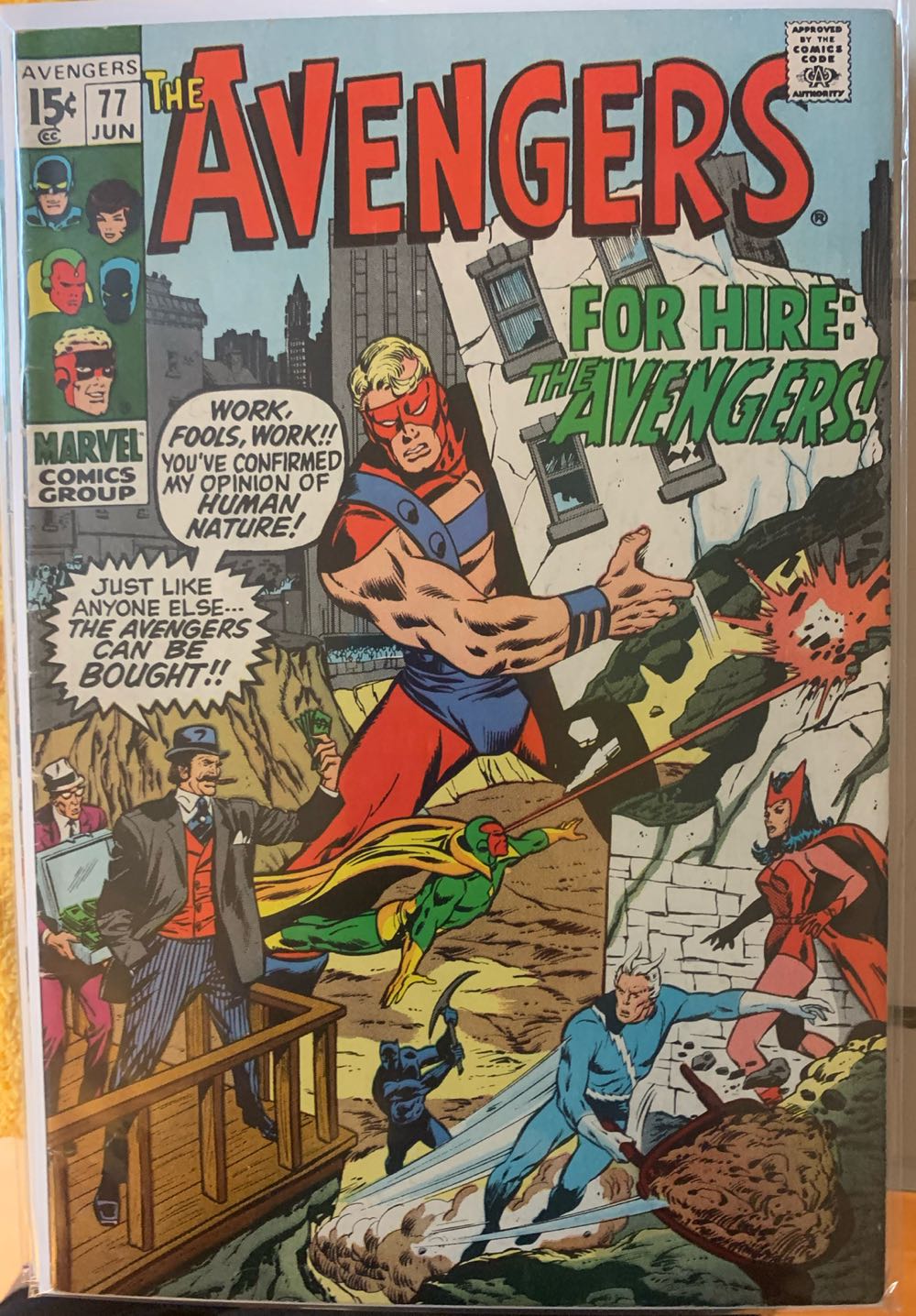 The Avengers (1963) - Marvel Comics (77 - Jun 1970) comic book collectible - Main Image 4