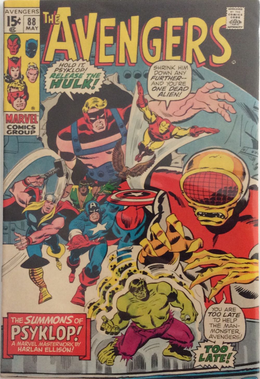 The Avengers - Marvel Comics (88 - May 1971) comic book collectible - Main Image 2