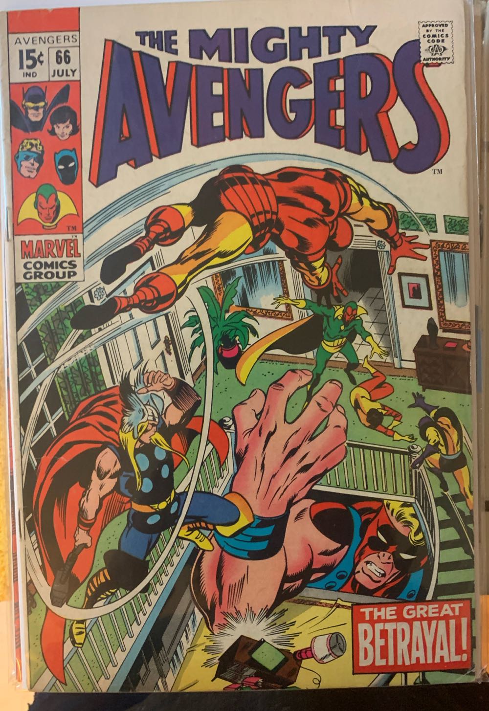 The Avengers - Marvel Comics (66 - 07/1969) comic book collectible - Main Image 3