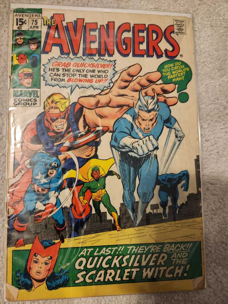 The Avengers - Marvel Comics Group (75 - 04/1970) comic book collectible - Main Image 2