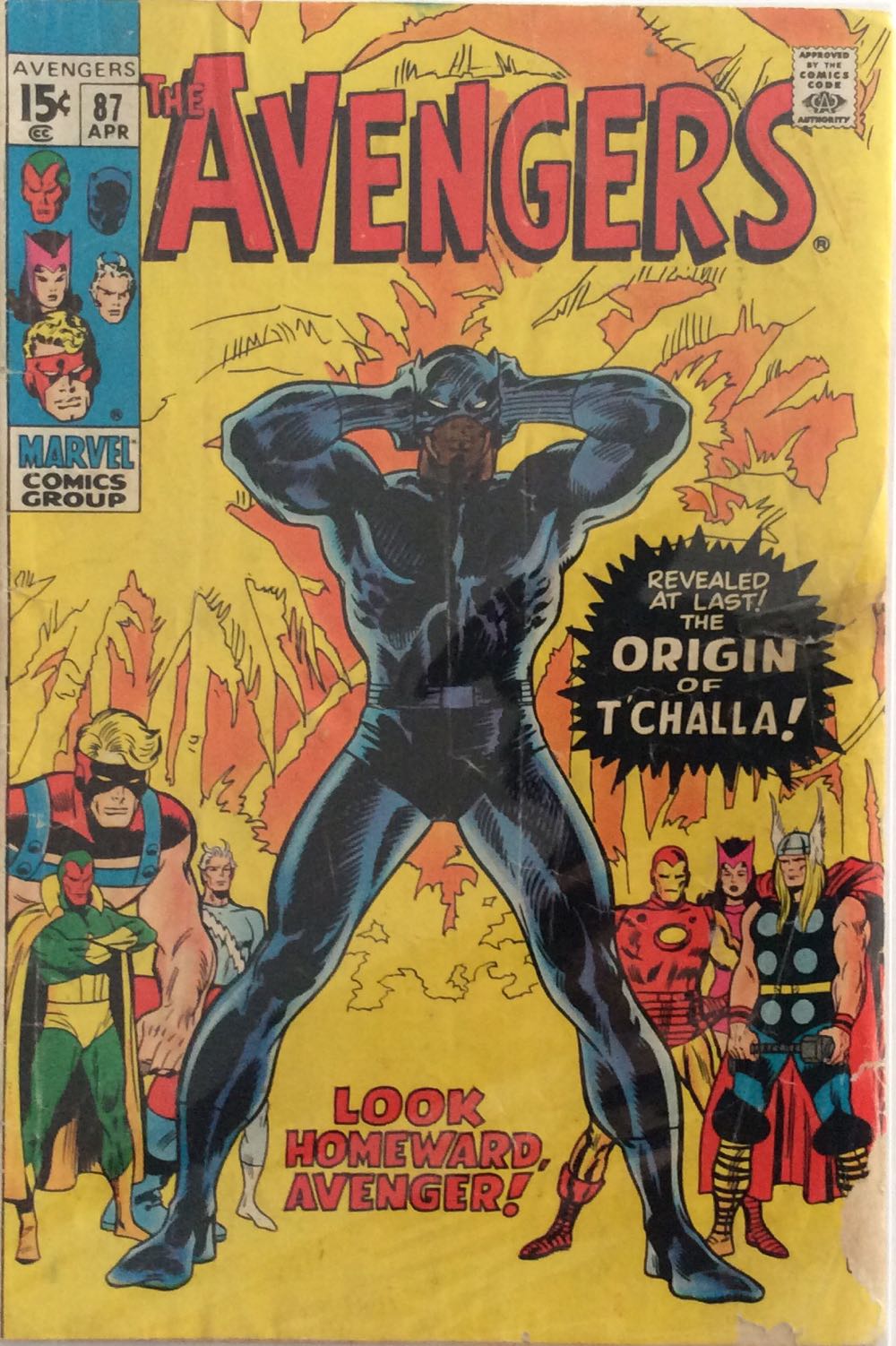 The Avengers - Marvel Comics Group (87 - Apr 1971) comic book collectible - Main Image 2