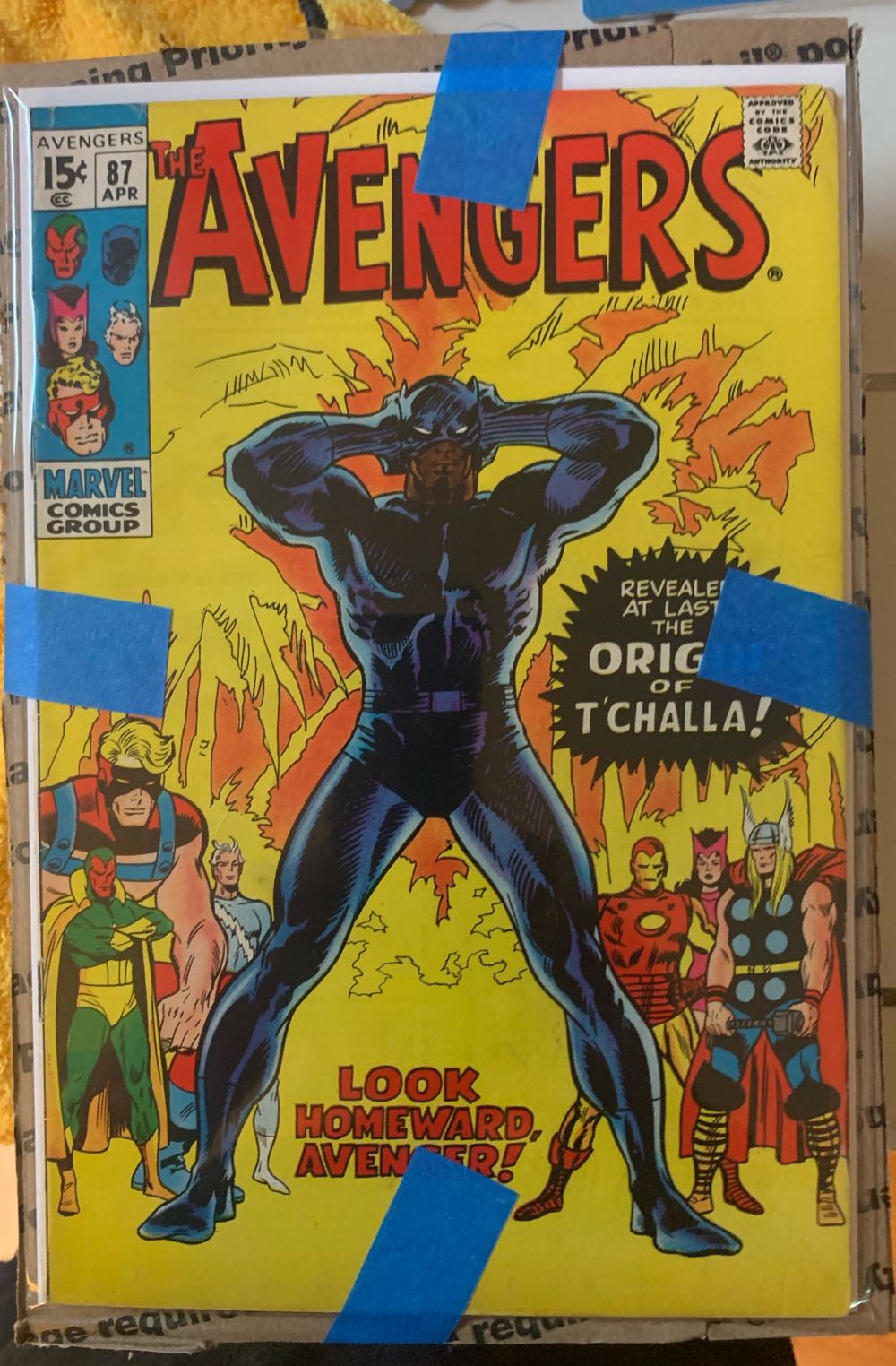 The Avengers - Marvel Comics Group (87 - Apr 1971) comic book collectible - Main Image 3